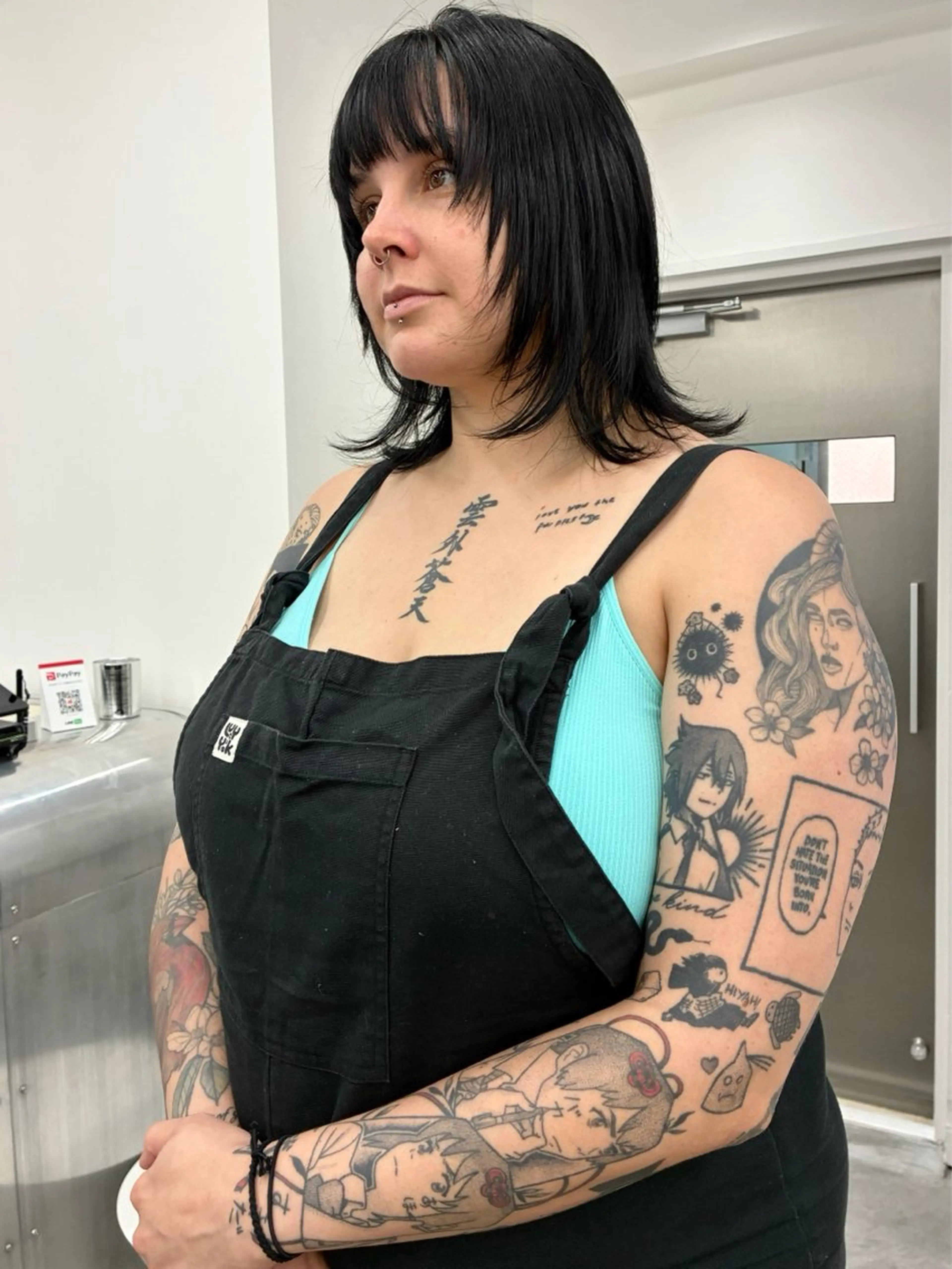 ミディアム カット ヘアカラー トリートメント KEPKA ヤマグチ 天神 今泉のヘアスタイル