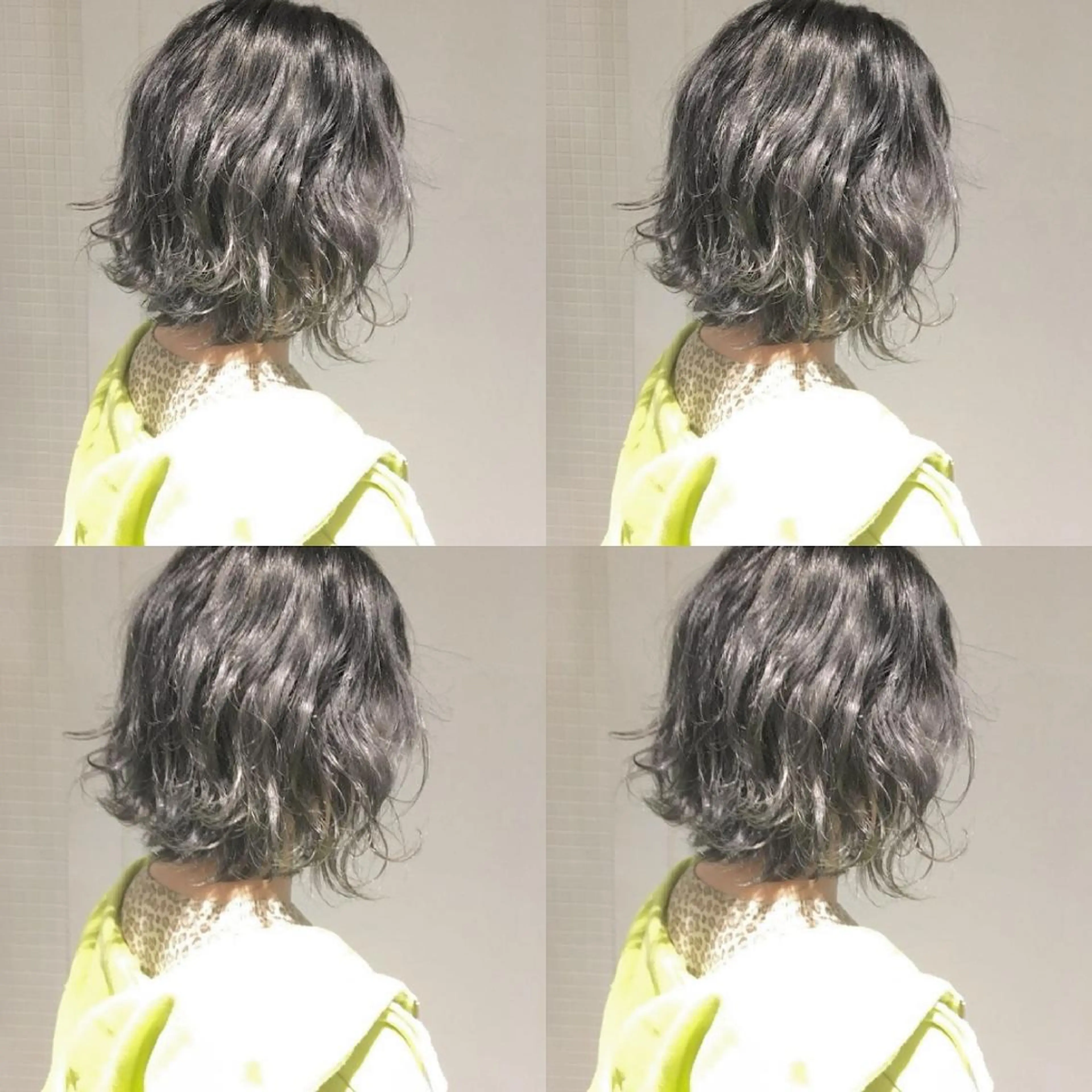 ミディアム カラー アッシュ ブリーチ シルバー シルバーアッシュ トリートメント nambu-GARDEN所属・上田 昂雅のヘアスタイル