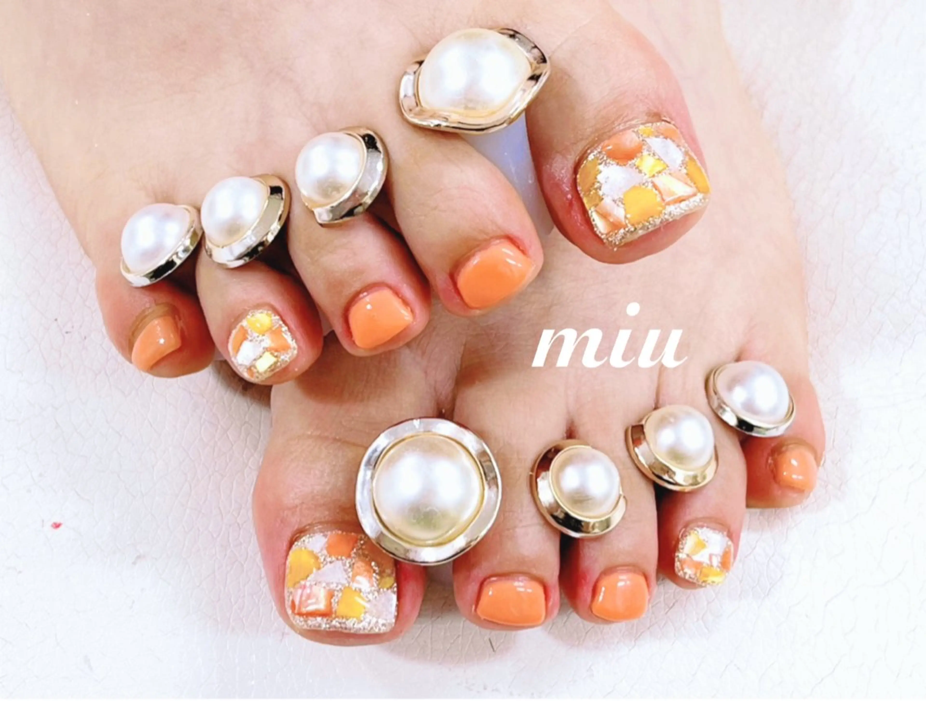 ネイル フットネイル miu nail 🐾mihoのネイルデザイン