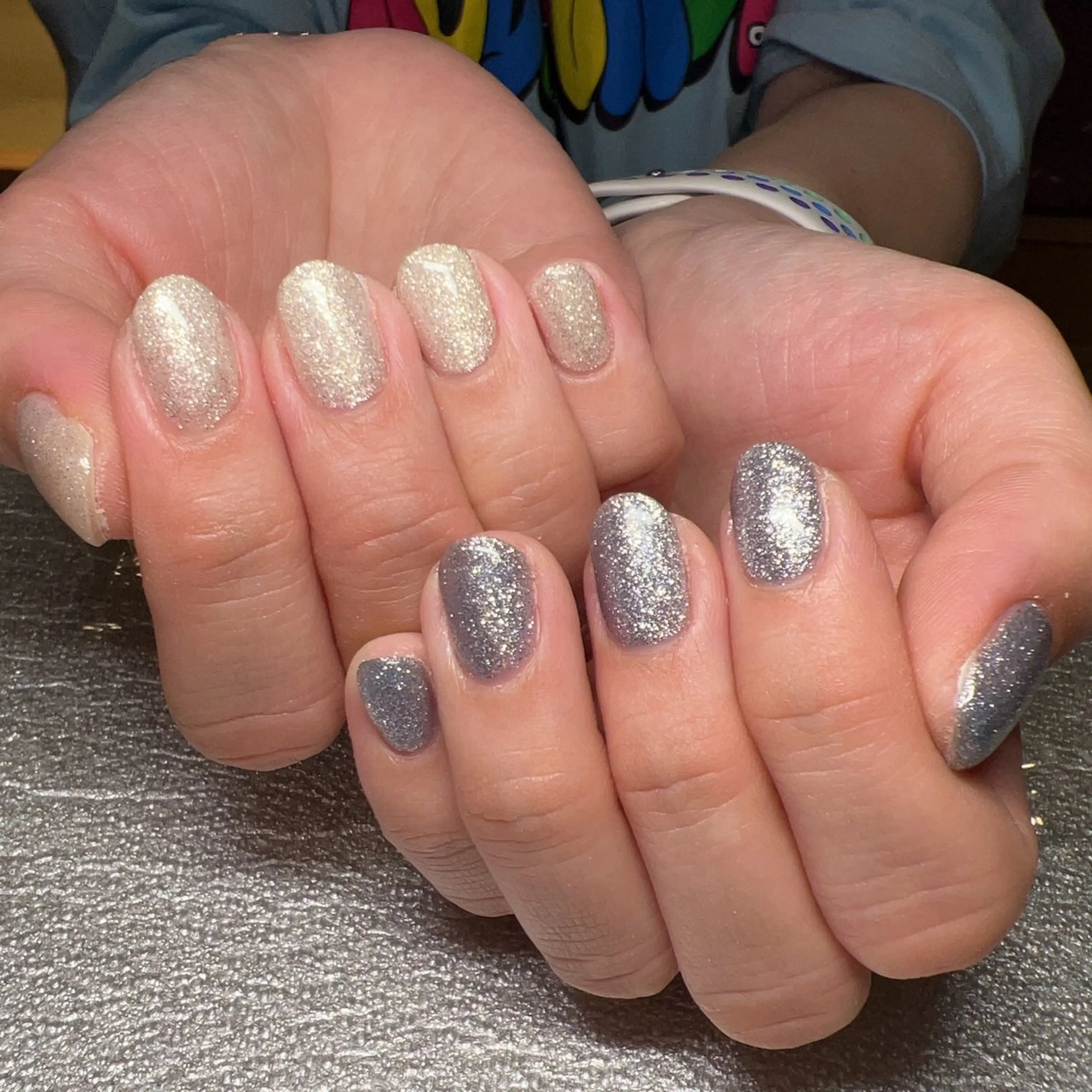 カラー ブルーカラー Total Beauty Salon CURE 津田沼店所属・イエティ .のネイルデザイン