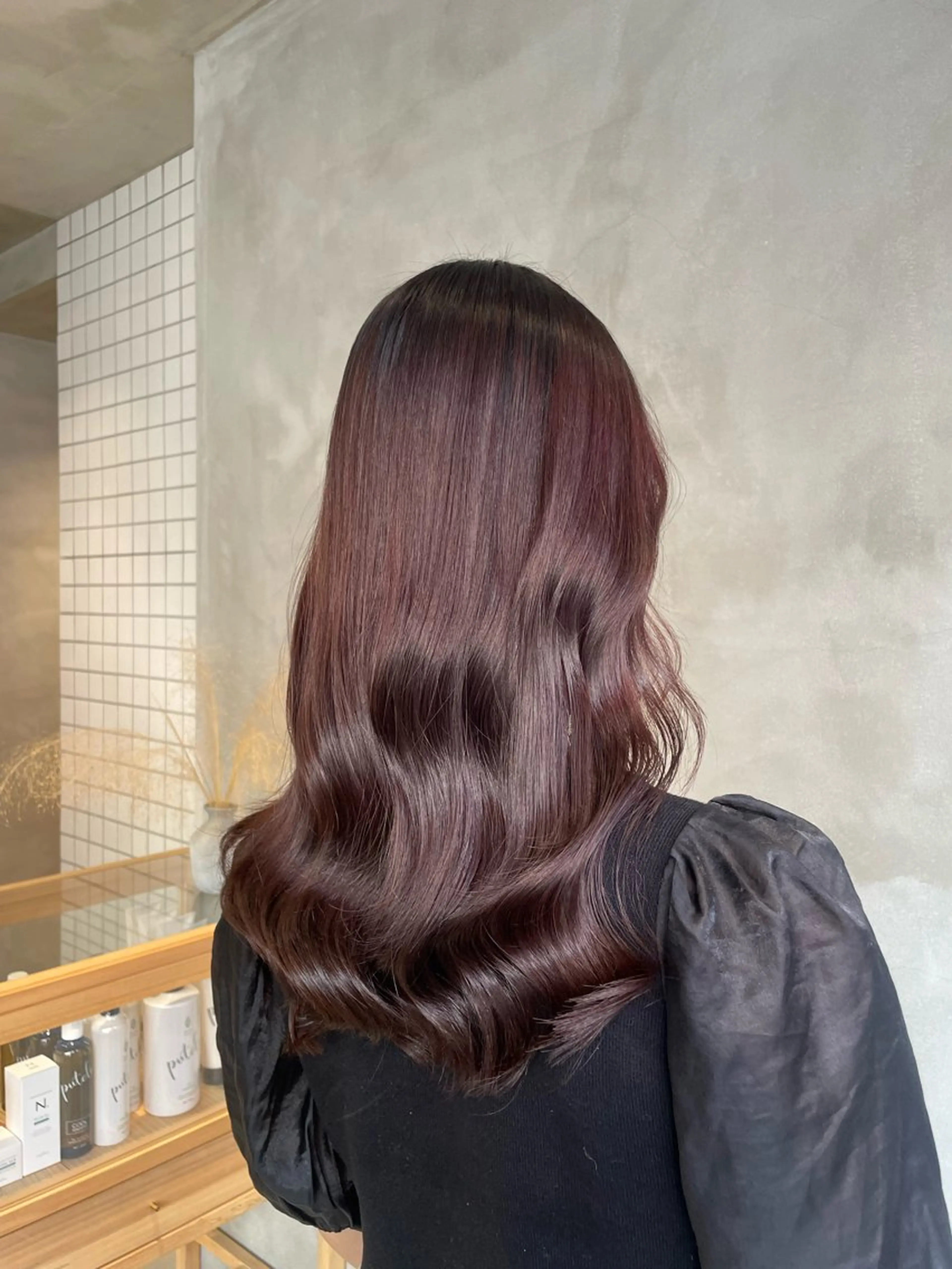 ロング カラー 頼金 愛海のヘアスタイル