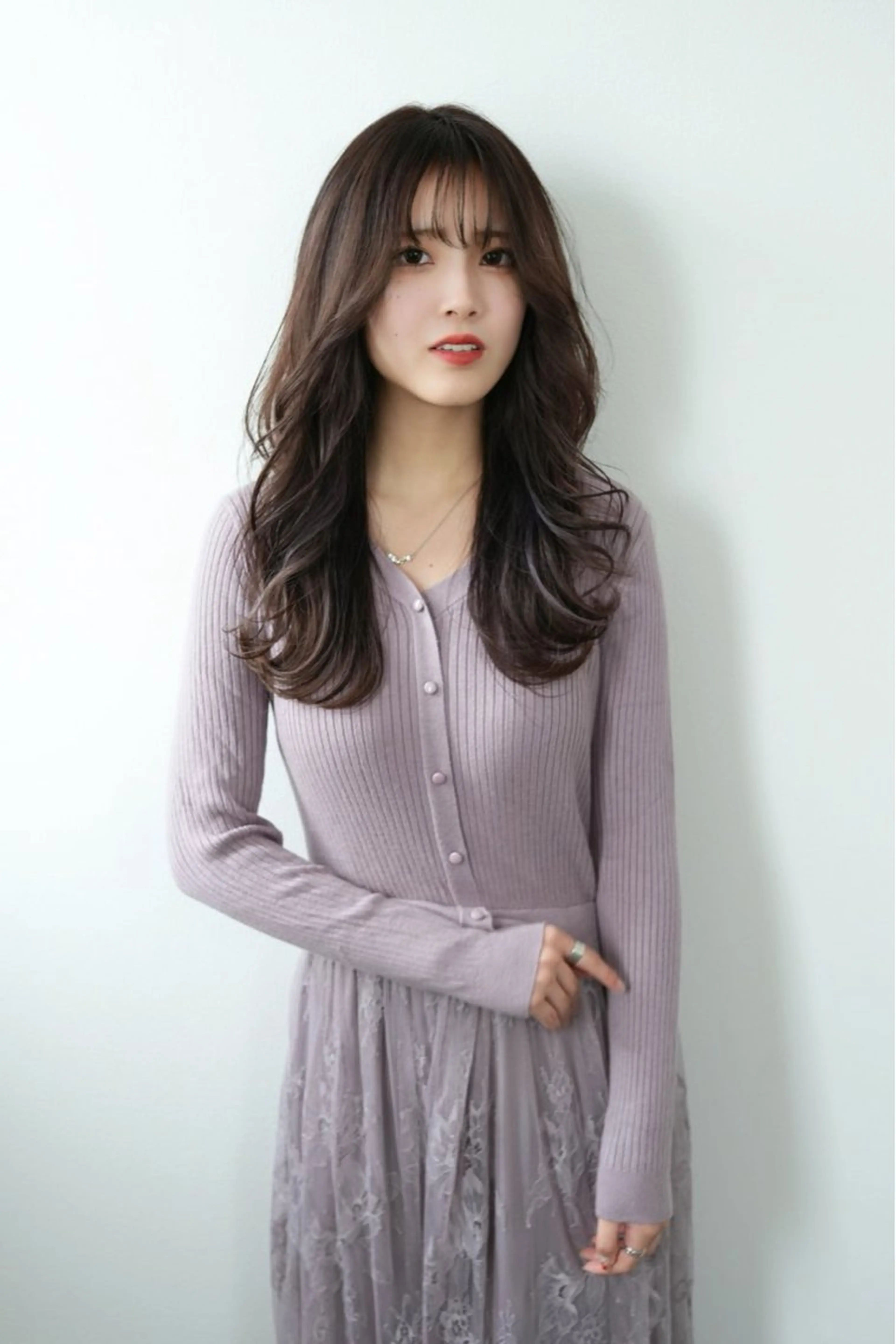 セミロング 上野 蓮斗のヘアスタイル