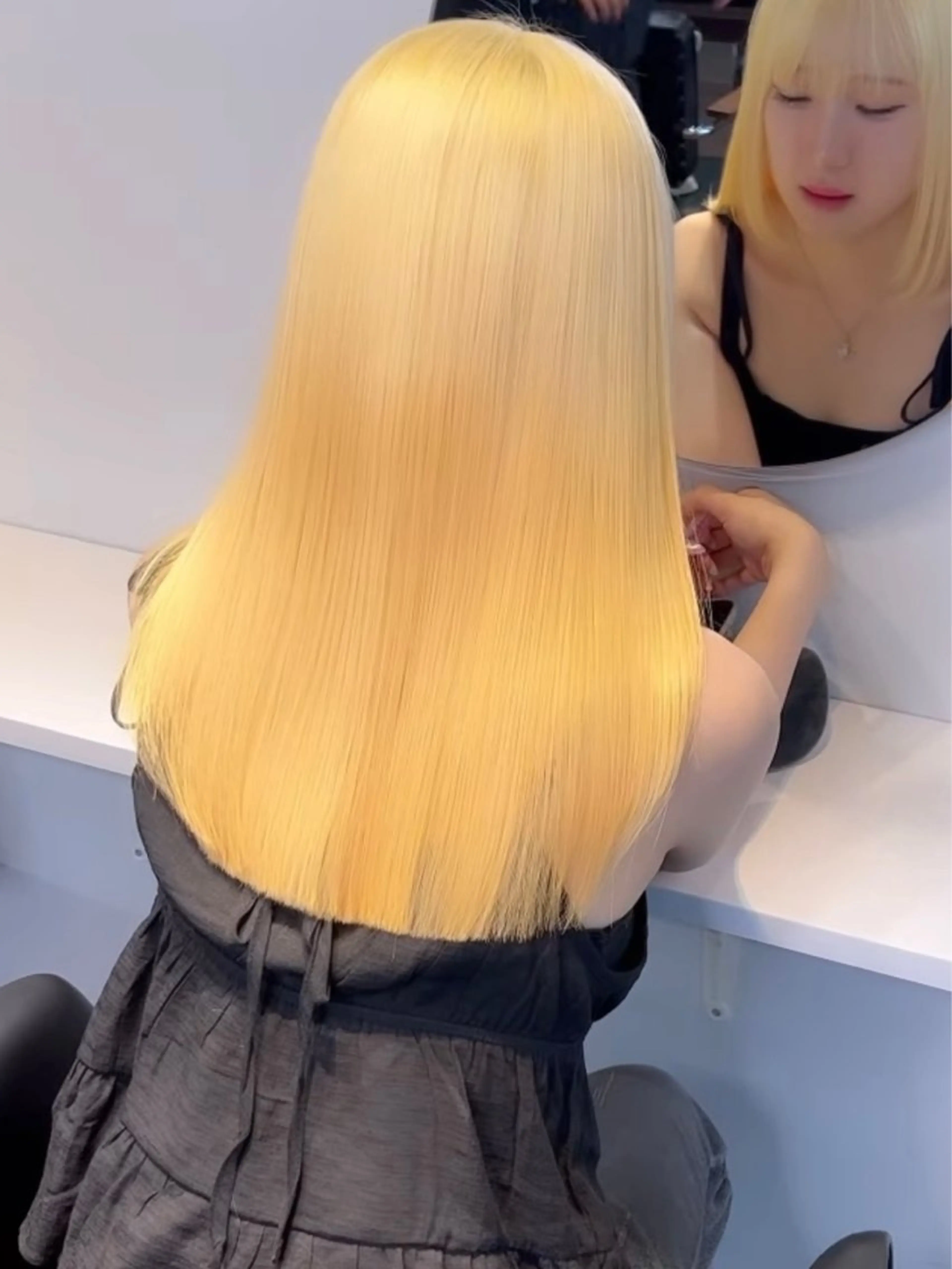 セミロング カラー カット ヘアカラー トリートメント ヘアセット 🧡色落ちまで2度綺 麗なカラー🧡ヨシキのヘアスタイル