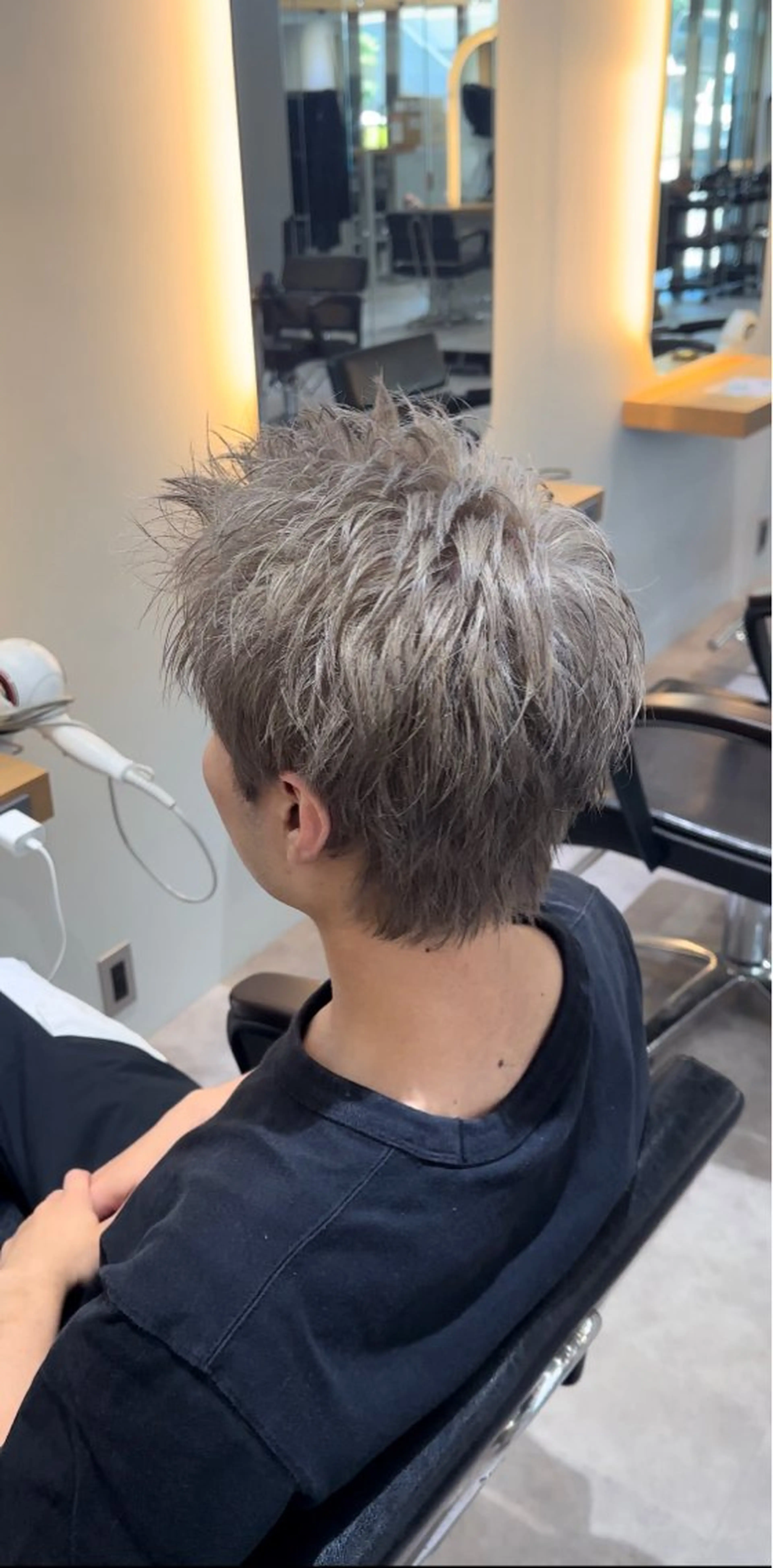 カラー メンズ カット ヘアカラー トリートメント レイヤーカット/ ブリーチカラー/雅人のヘアスタイル