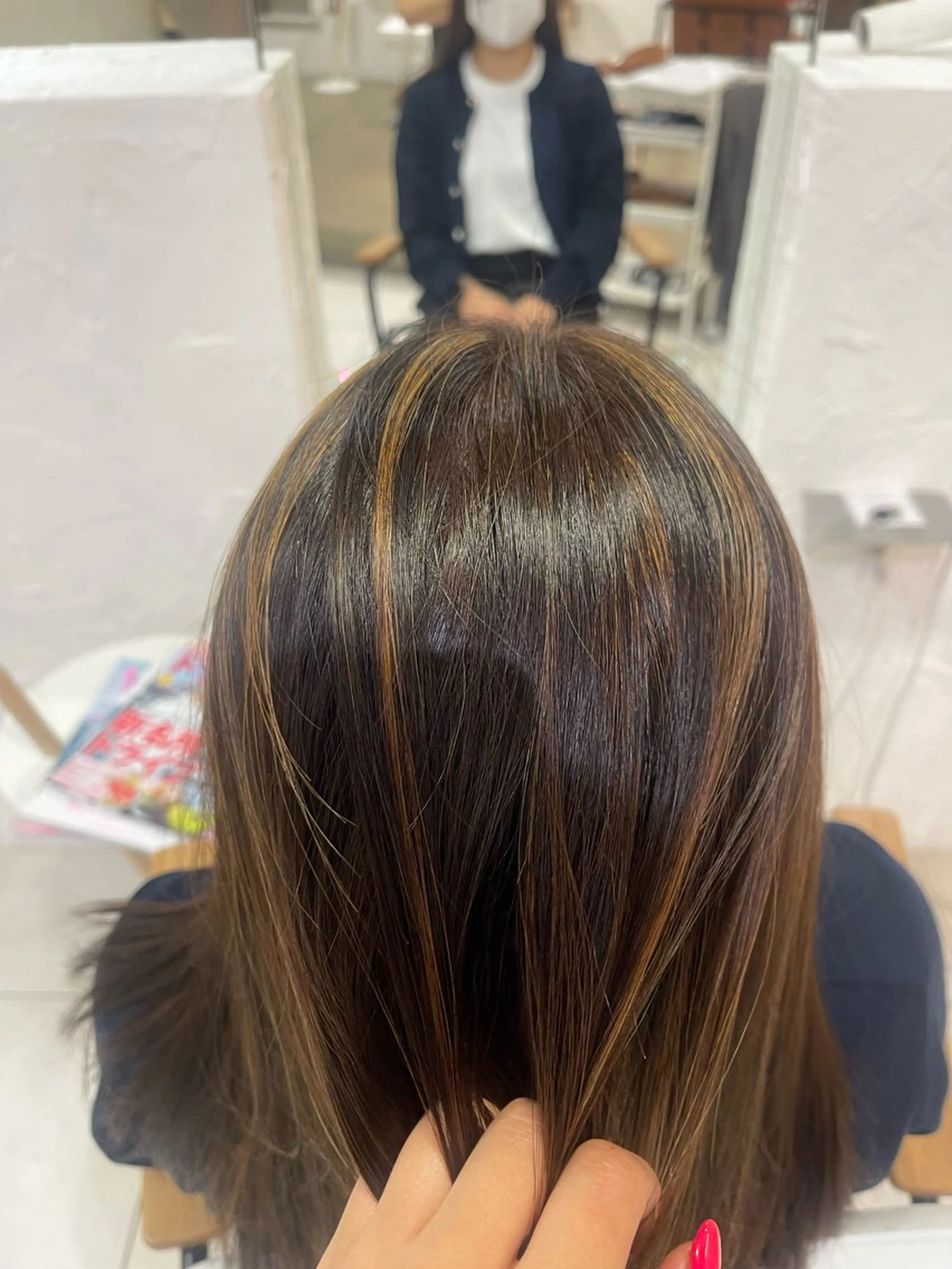 ロング ハイライト ラム【CLAP】 🤍のヘアスタイル