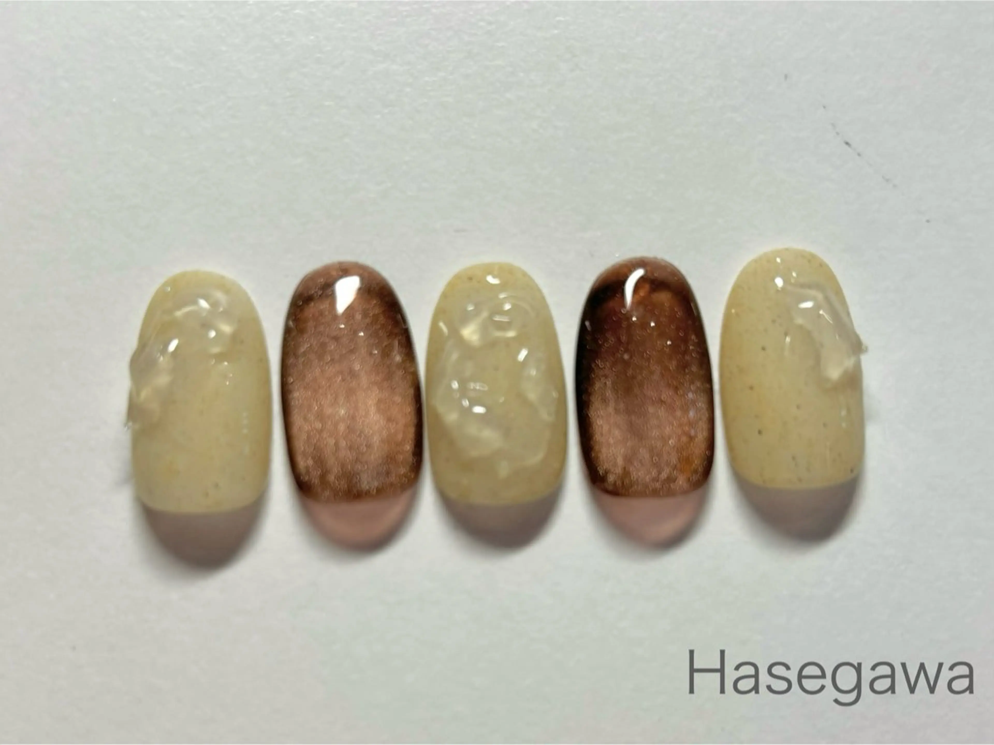 ネイル アートネイル クリアネイル マグネットネイル ぷっくりネイル ハンドネイル DROP所属・DROP 長谷川のネイルデザイン