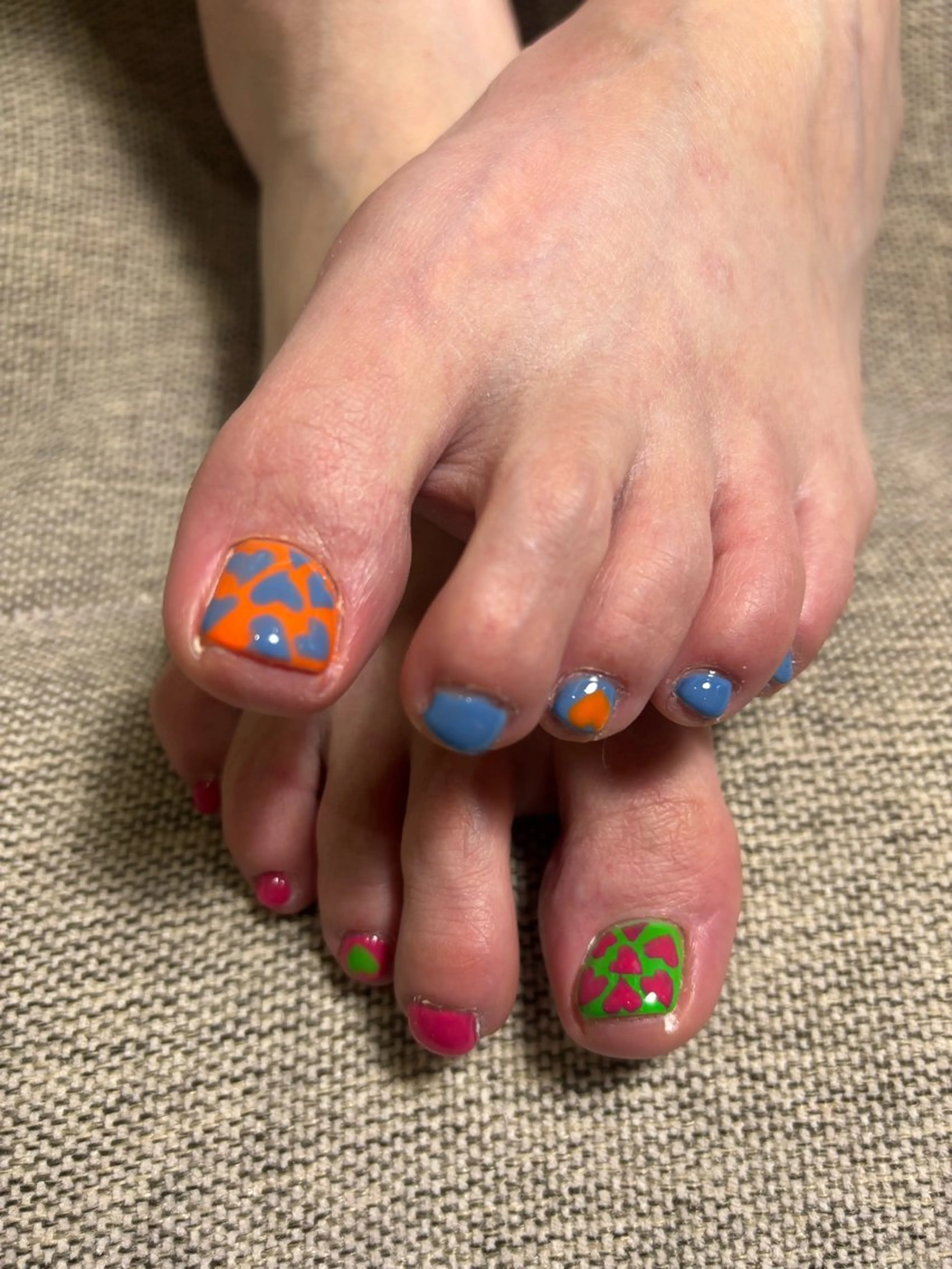 ネイル フットネイル 宮原 葵のネイルデザイン