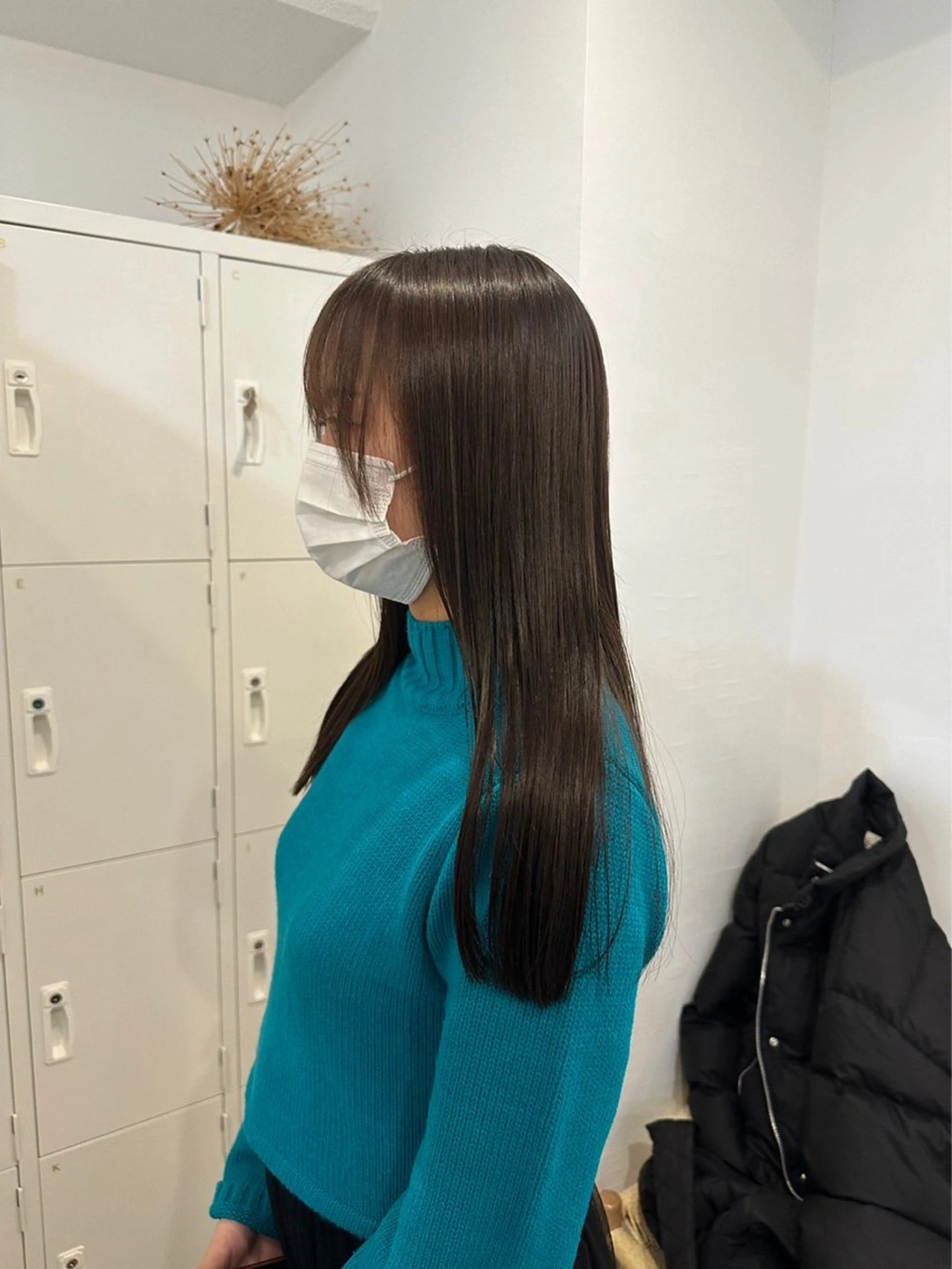 ロング トリートメント 縮毛矯正 トリートメント 髪質改善ストレート/ 東徳嶺 みくのヘアスタイル