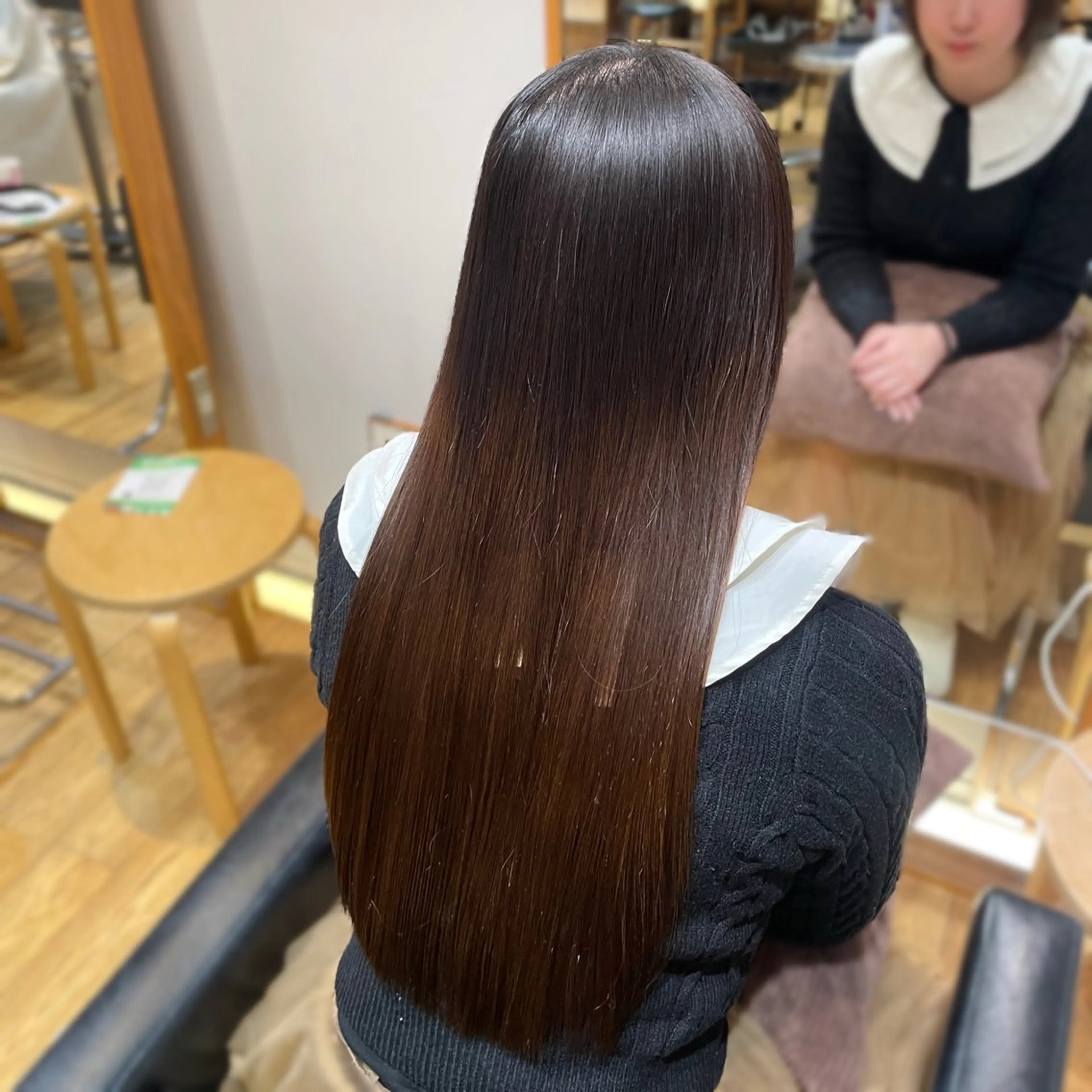 ロング パーマ 縮毛矯正 カット 縮毛矯正 縮毛矯正/レイヤー /ひかる🌙のヘアスタイル