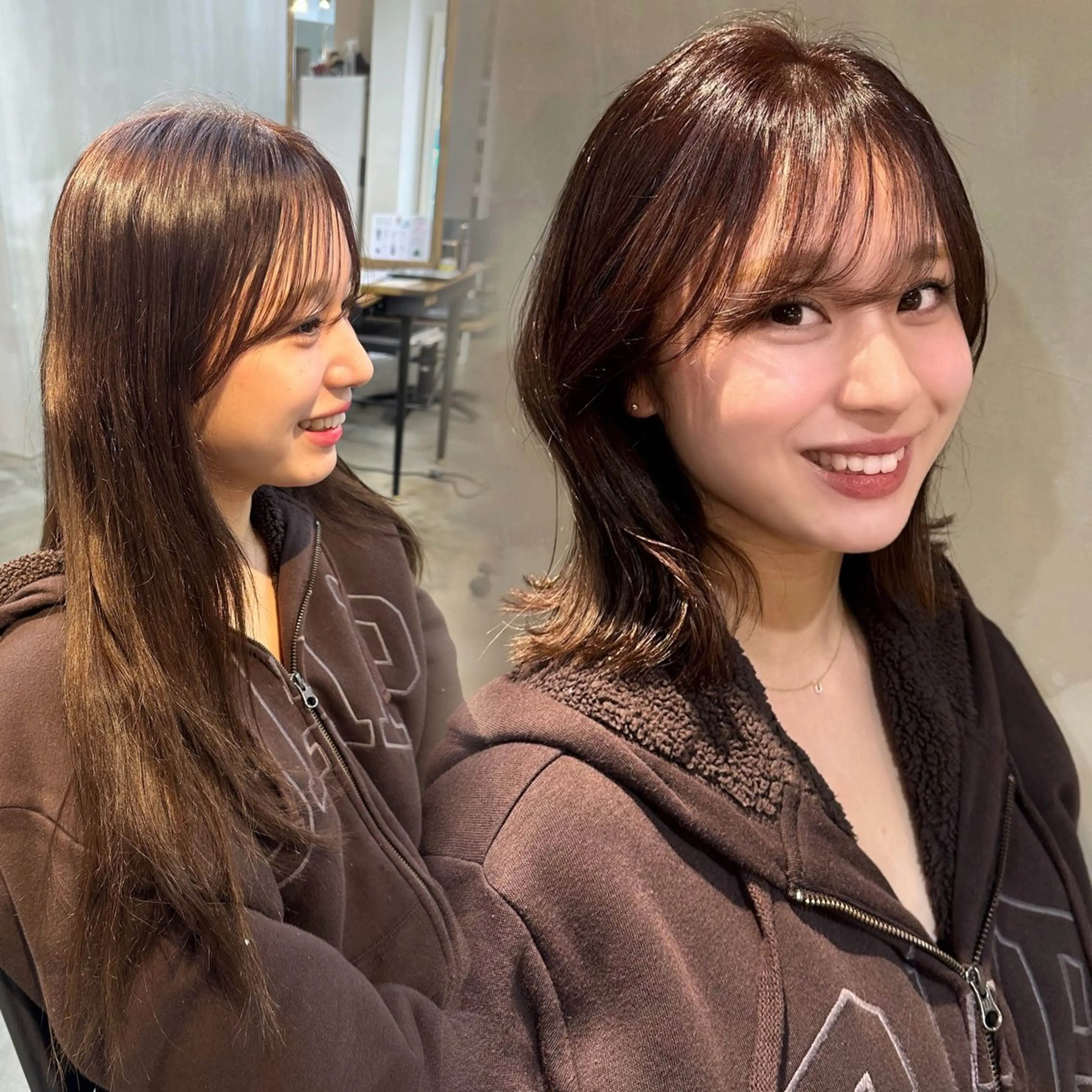 垢抜けボブカット🧡ボブレイヤーも◎(モデル様)の写真