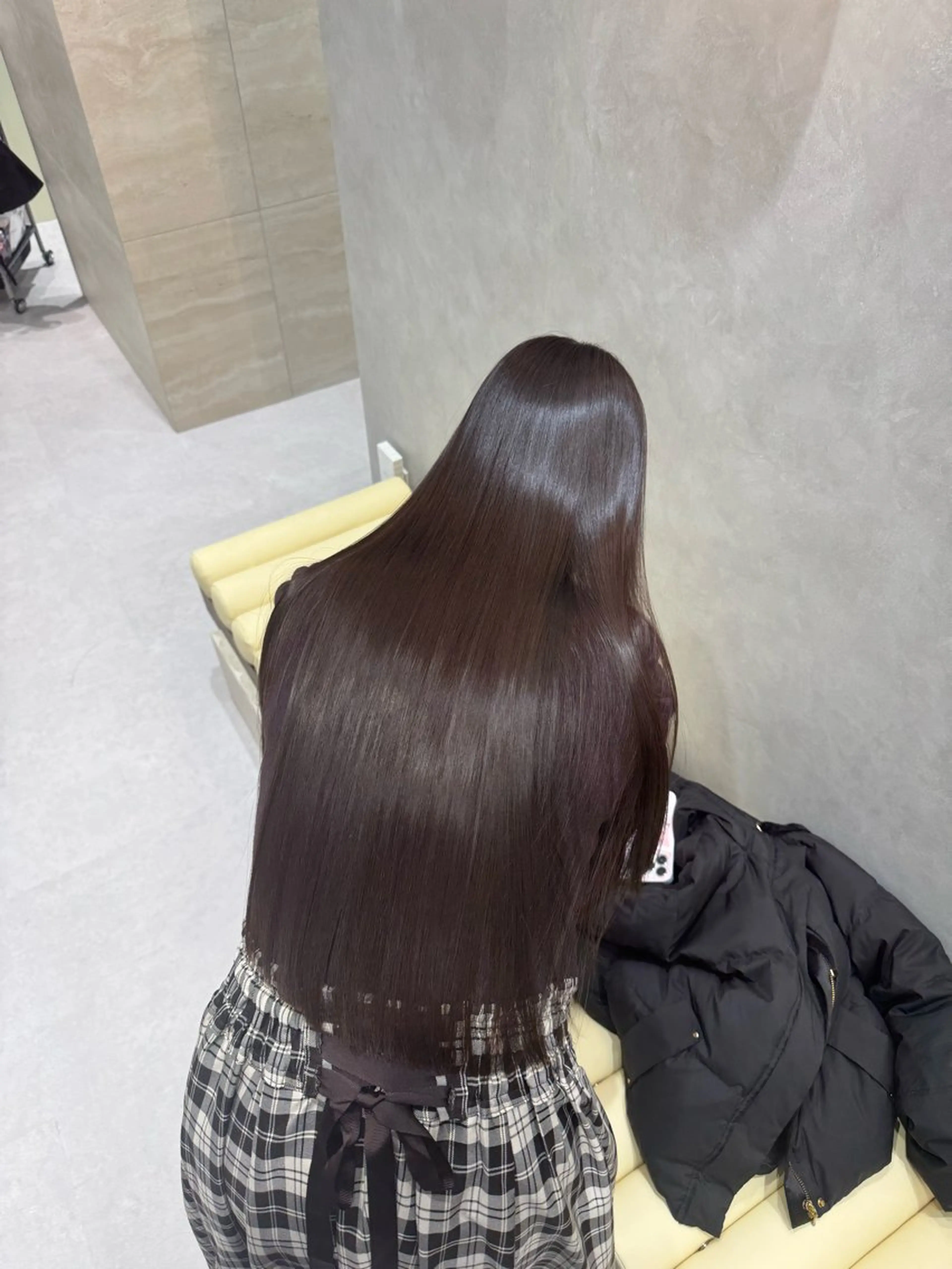 ロング 髪質改善 韓国風ヘア 縮毛矯正 SALOWIN east店6F所属・TAKUMI 【美髪特化】のヘアスタイル