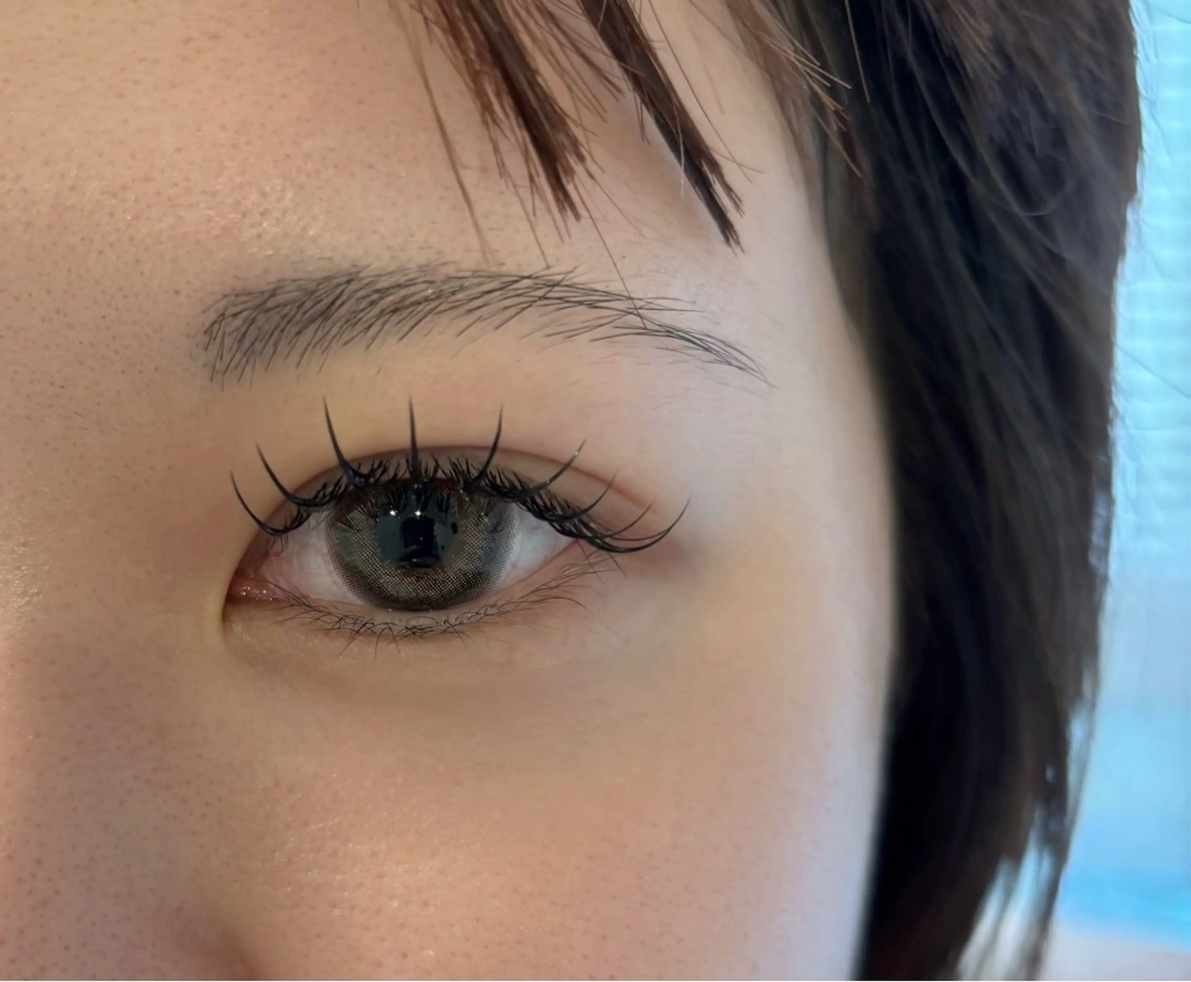 フラットラッシュ(100本) オフ無料　アイシャンプー+コーティング剤　オフあり＋20分の写真