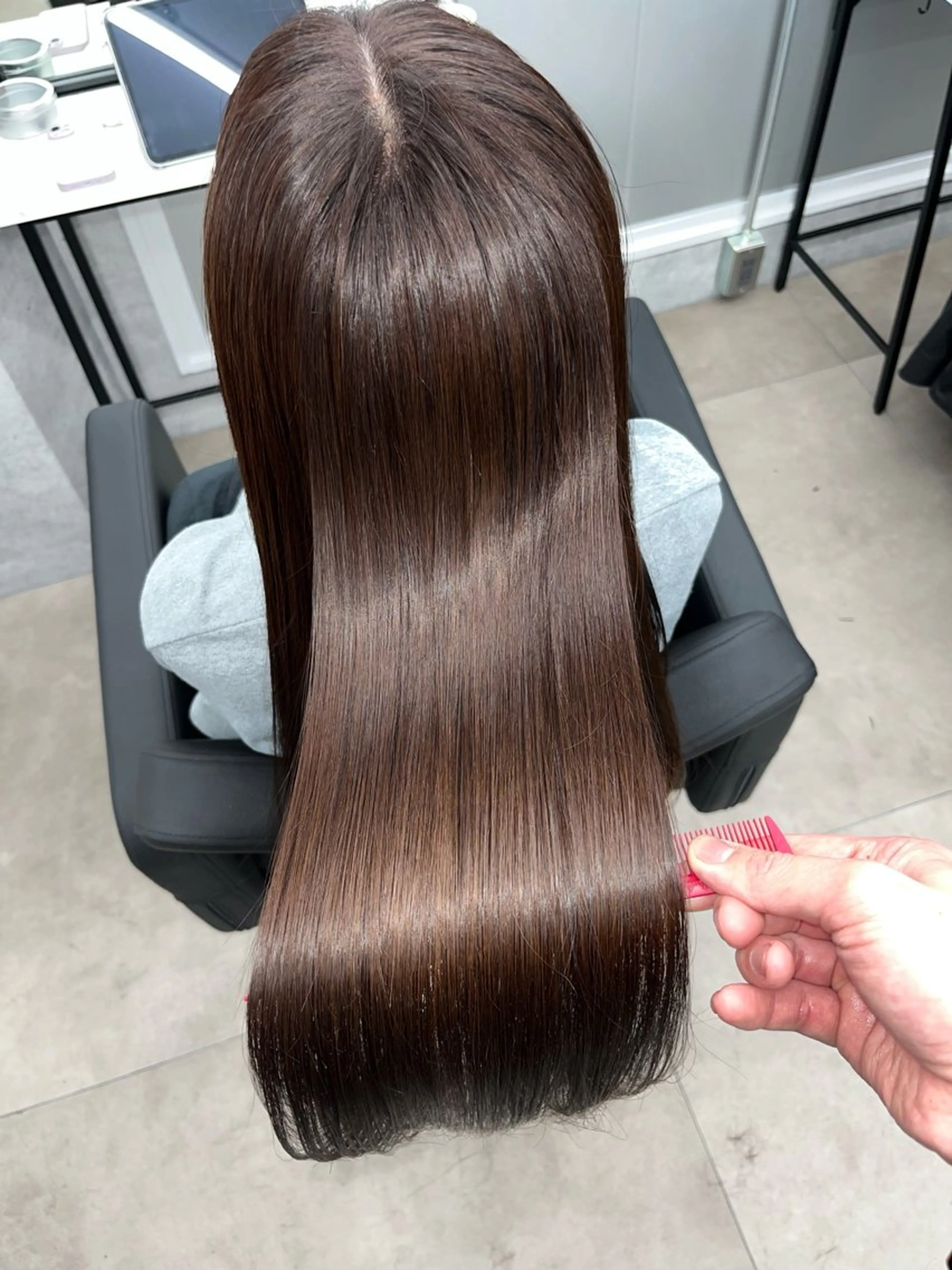 ロング カラー パーマ 🌈艶髪/髪質改善 新宿itouのヘアスタイル