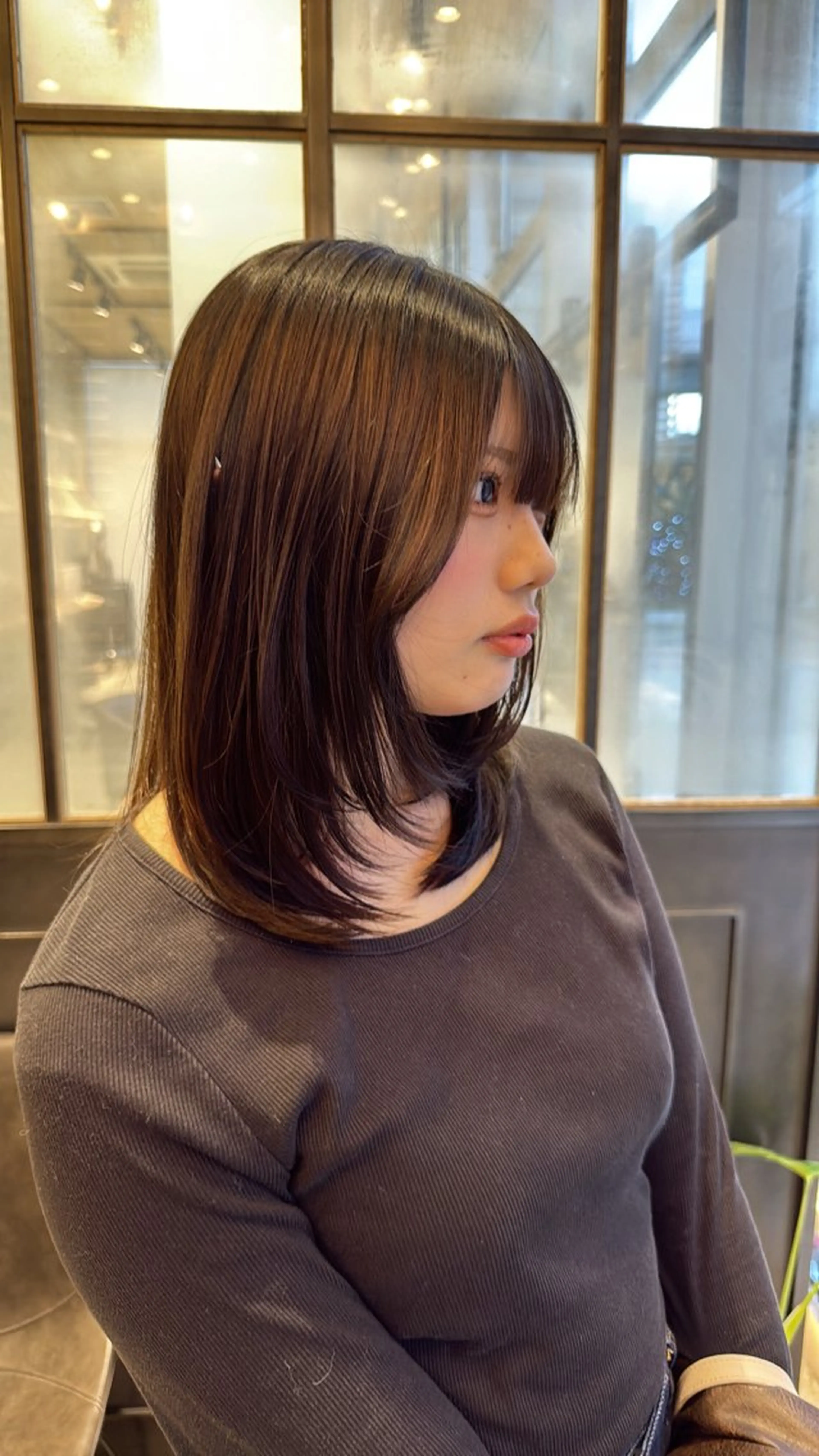 ミディアム カット レイヤーカット /momocaのヘアスタイル