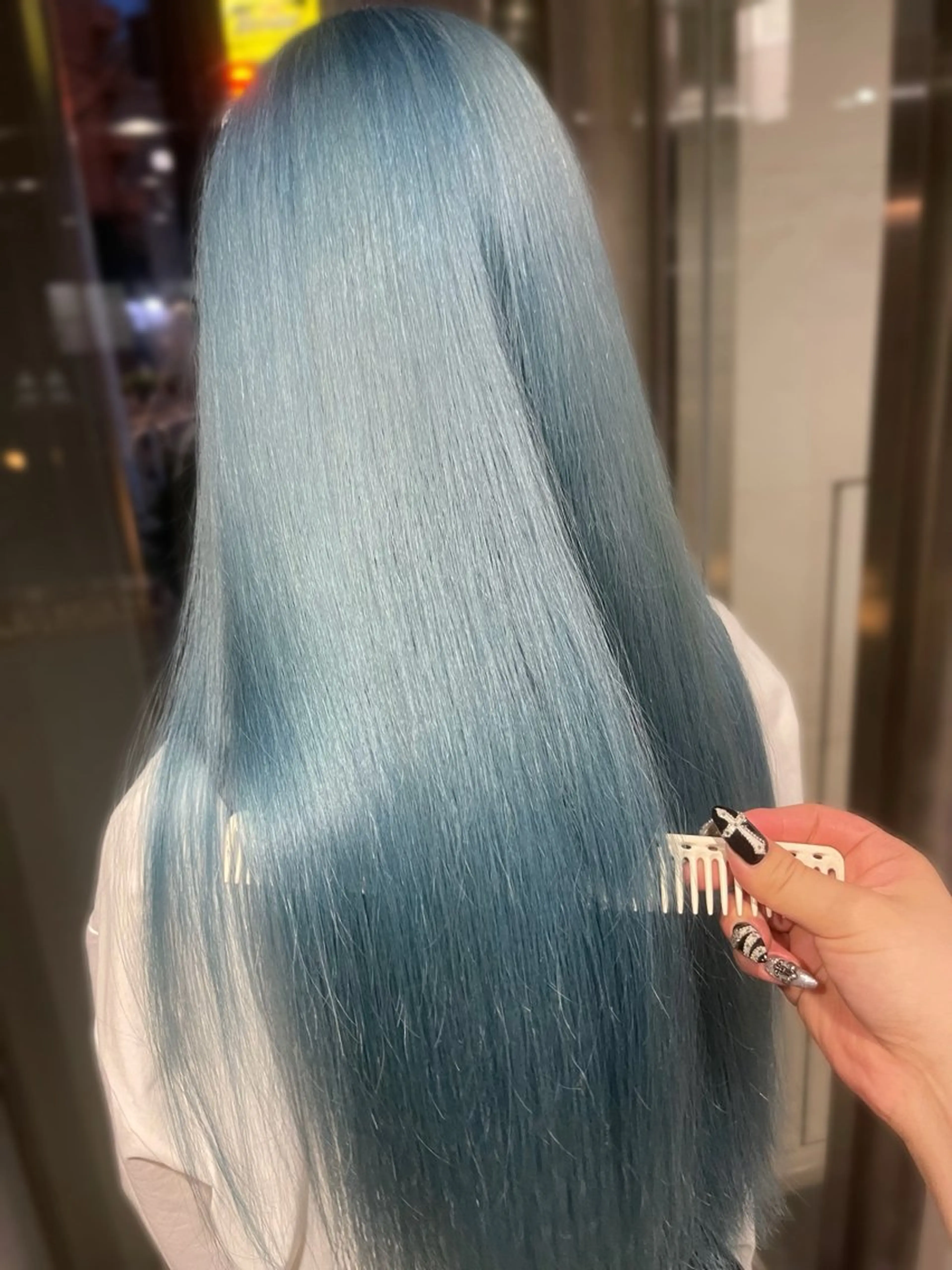 ロング カラー ヘアカラー MEI / ブリーチカラー/名駅のヘアスタイル