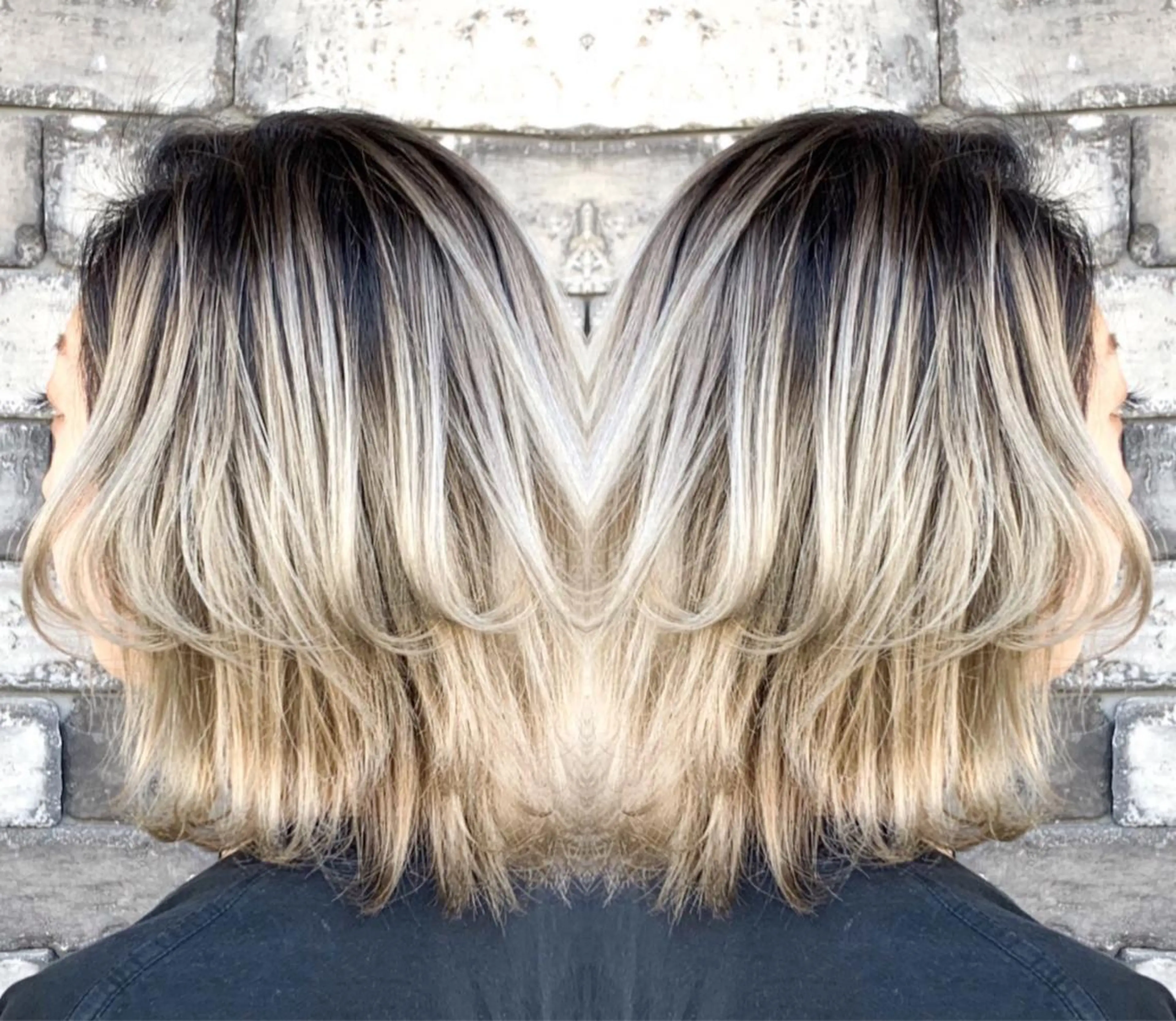 ミディアム 外国人風カラー レイヤーカット ヘアカラー トリートメント ヘアセット ❤️千葉県代表❤️ 店長❤️柿本翔一朗のヘアスタイル