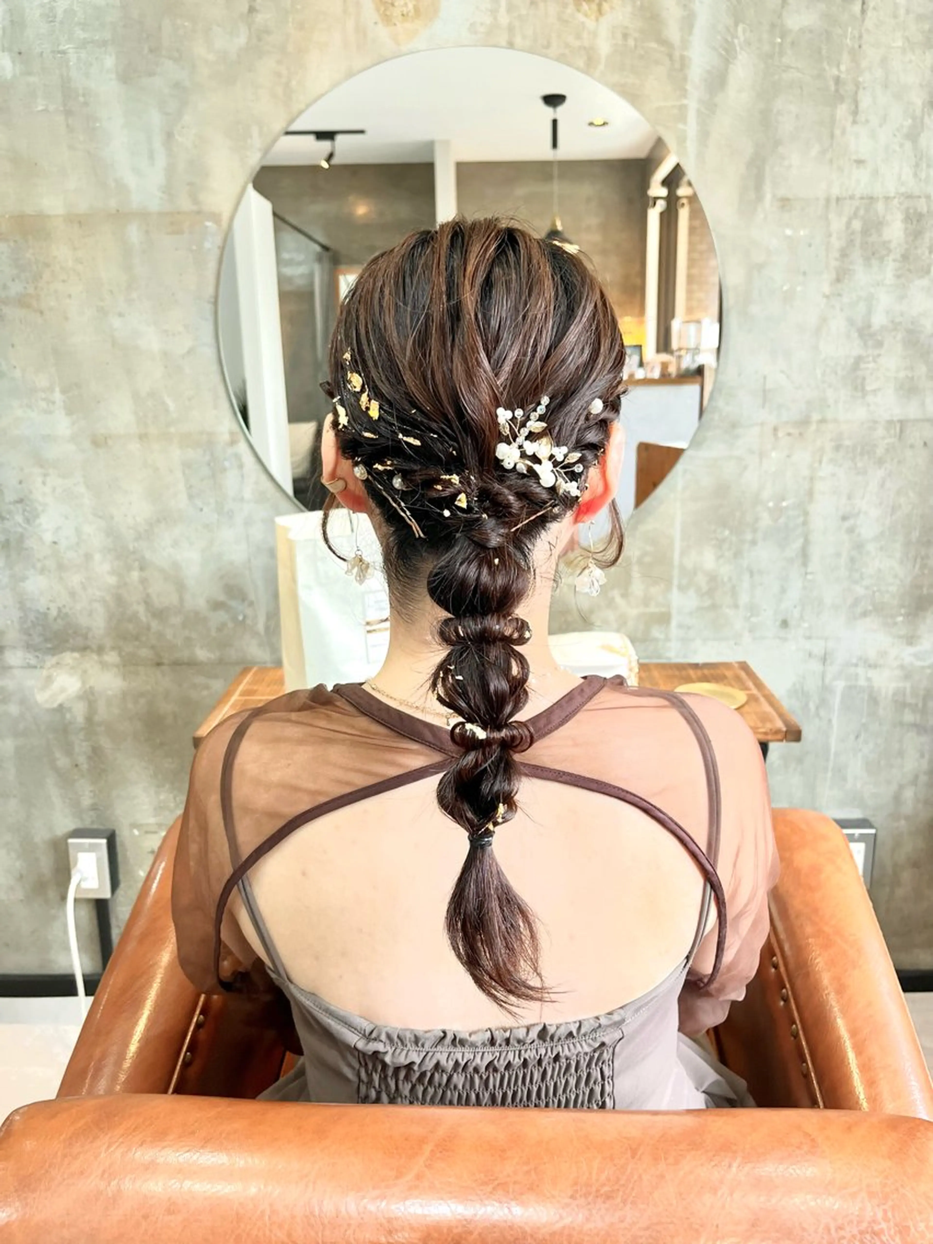 ヘアアレンジ Noele hair atelier(ノエルヘアアトリエ)所属・北上ゆい/個性派/ ナチュラルアレンジのヘアスタイル