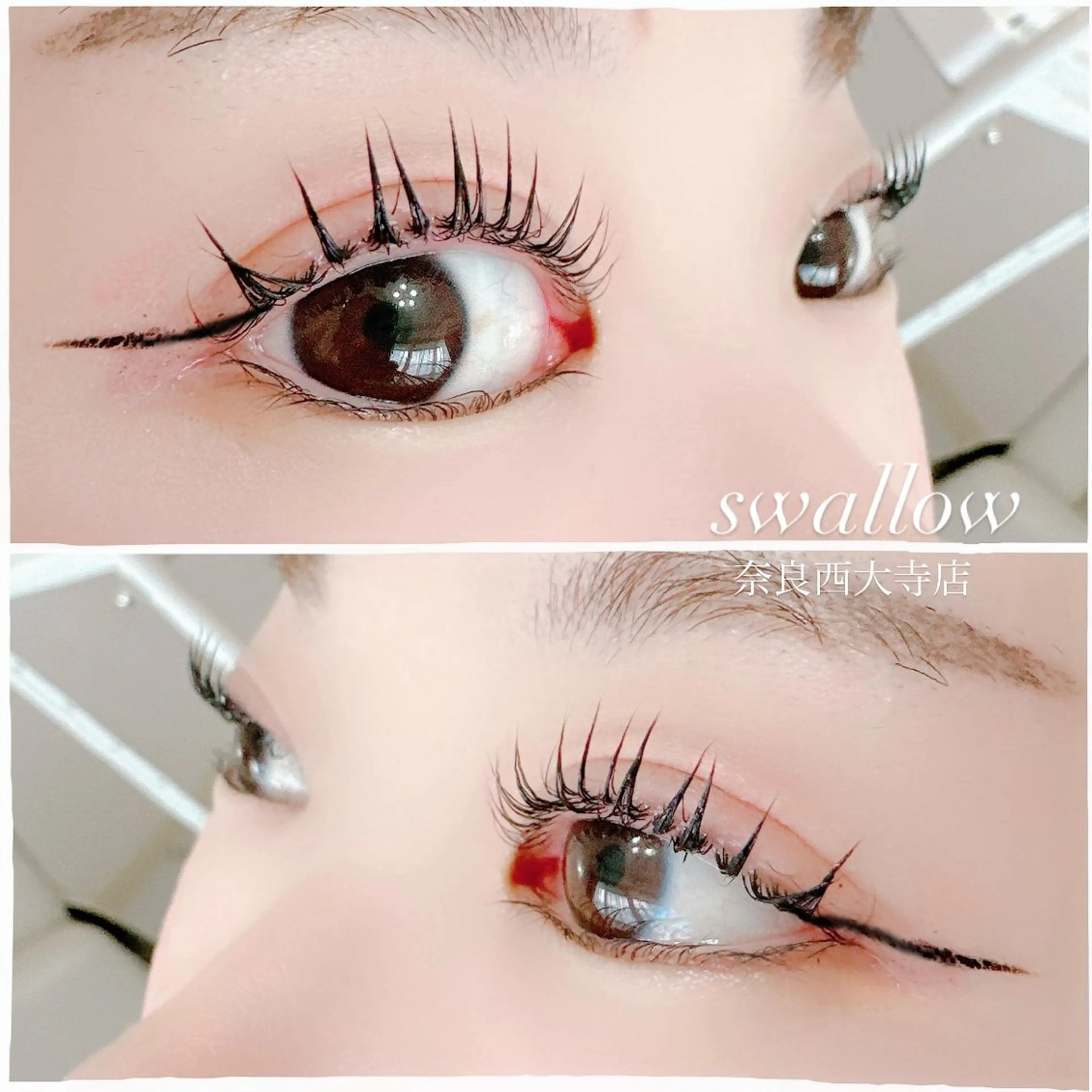 マツエク・マツパ swallow 奈良西大寺店のマツエク・マツパデザイン