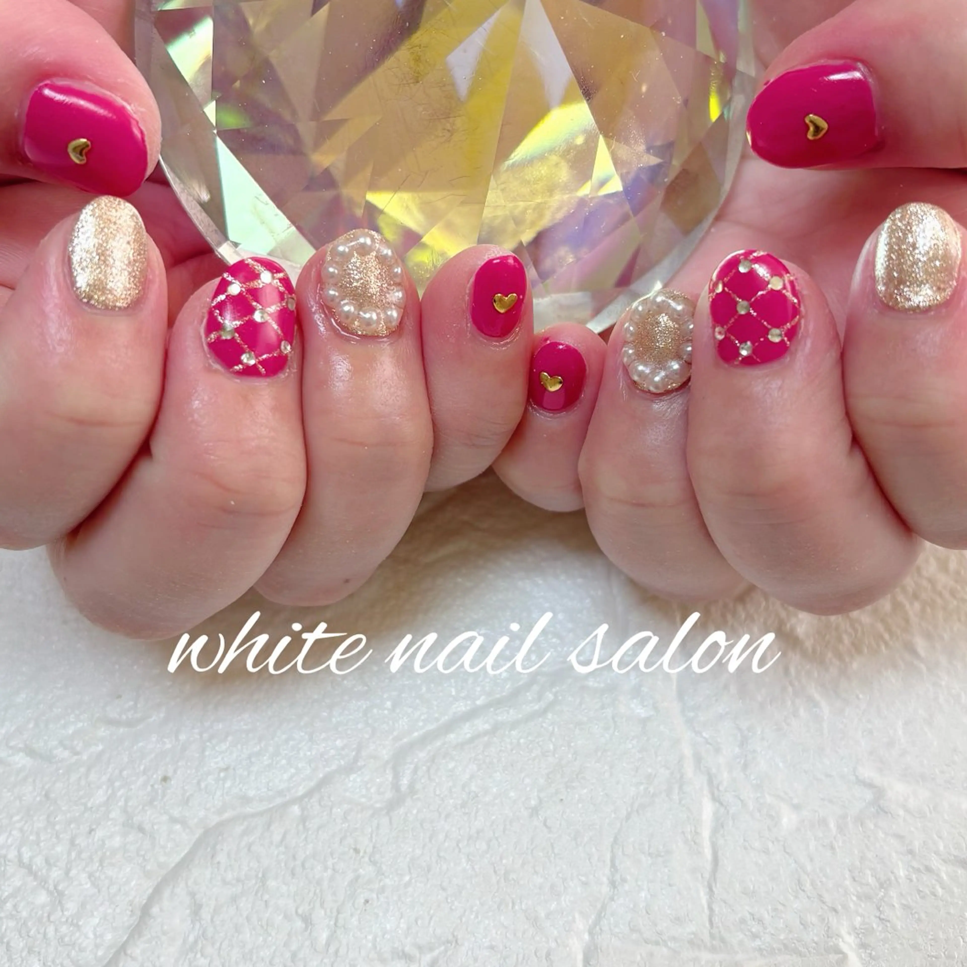 ネイル フットネイル ハンドネイル white nail salonのネイルデザイン