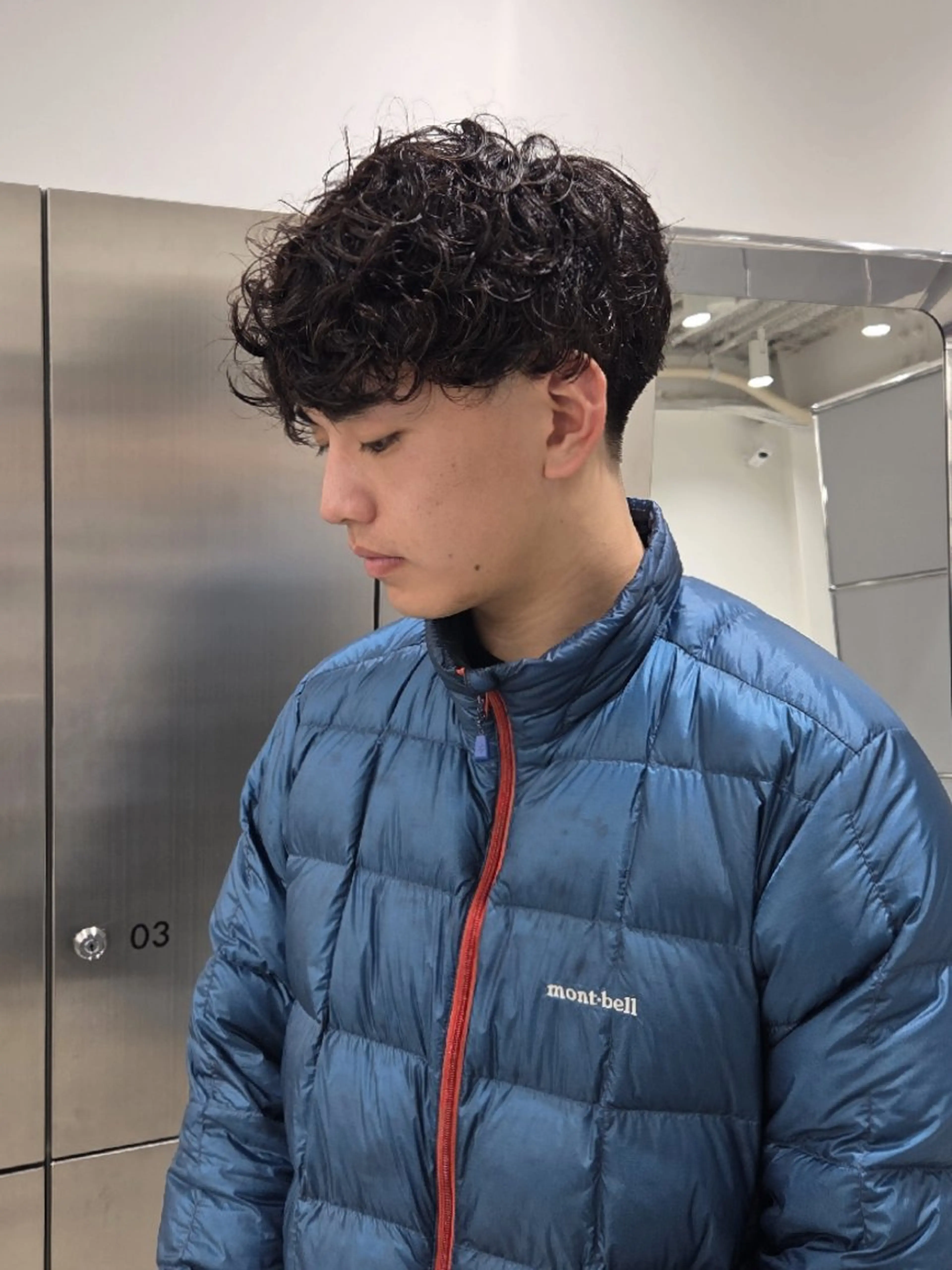 ショート メンズ パーマ ビジネス メンズパーマ ニュアンスパーマ カット パーマ トリートメント ill 天神大名所属・YOKUTO✨ ︎/透明感カラー⭐️のヘアスタイル