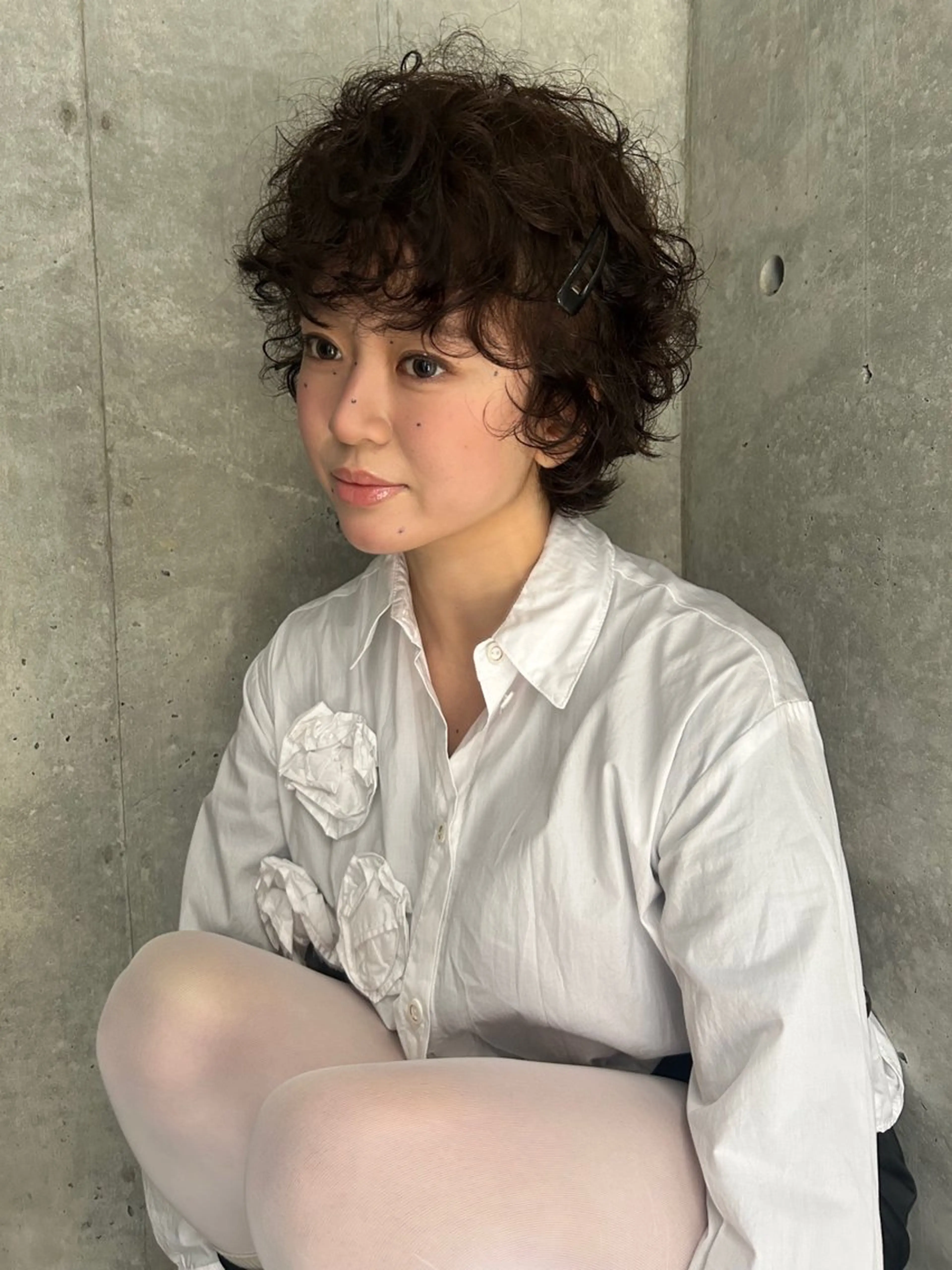 ショート カラー 🩵透明感カラー🩵 yunaのヘアスタイル