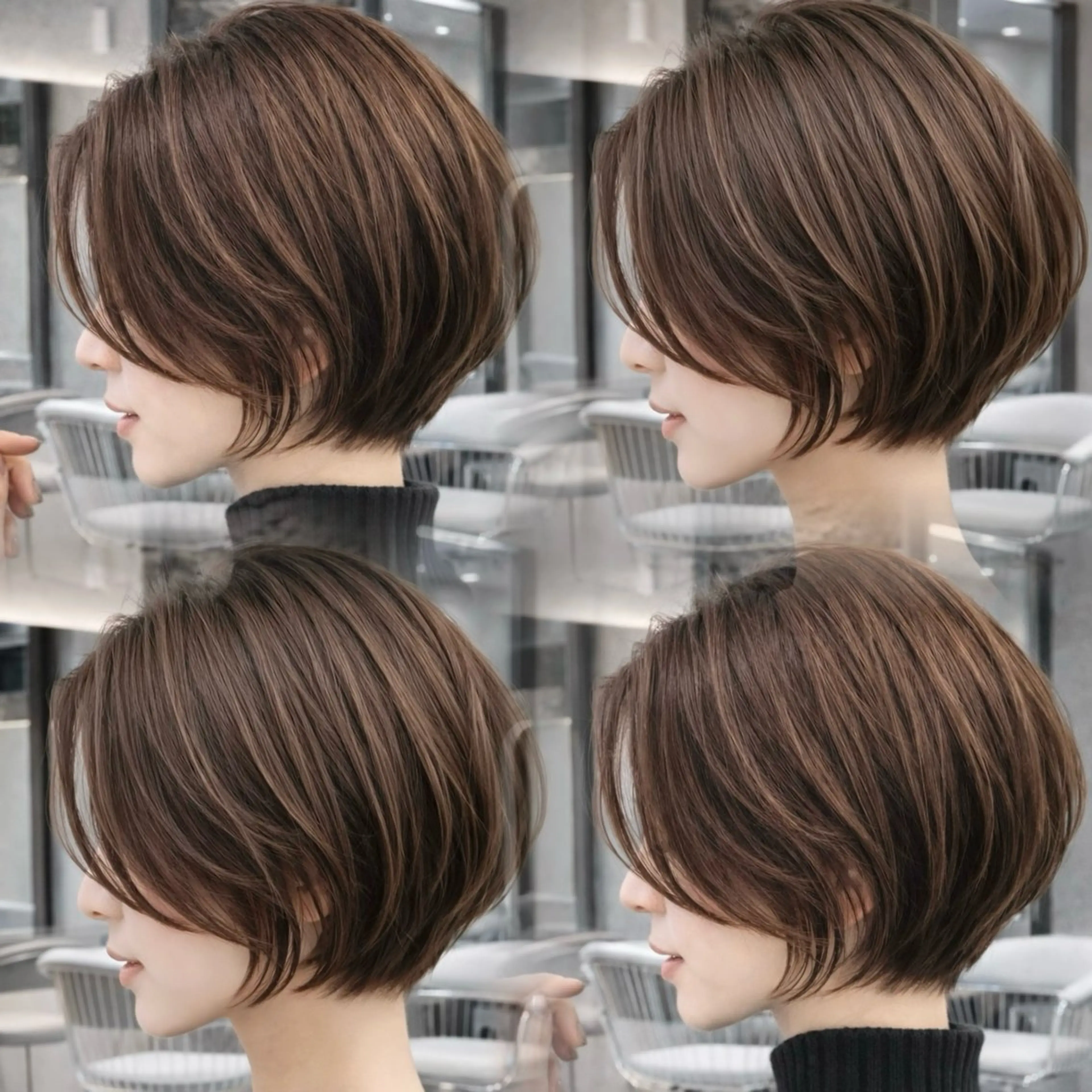 ショート カラー カット ヘアカラー トリートメント ✨大人美人ショート✨ ウメダナオヤのヘアスタイル