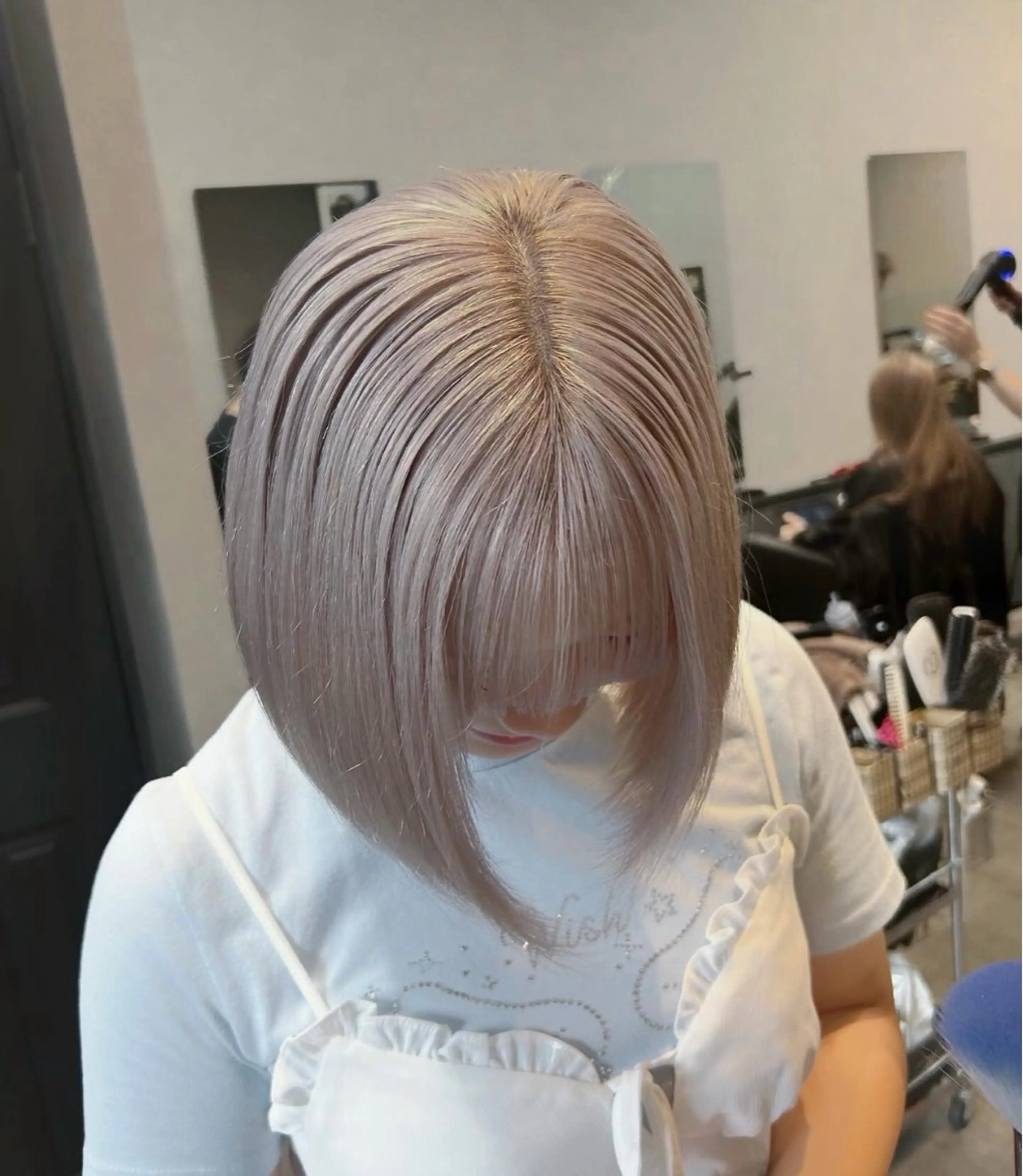 ショート カラー ヘアカラー トリートメント miharu‪‪/ ハイトーン/複雑履歴のヘアスタイル