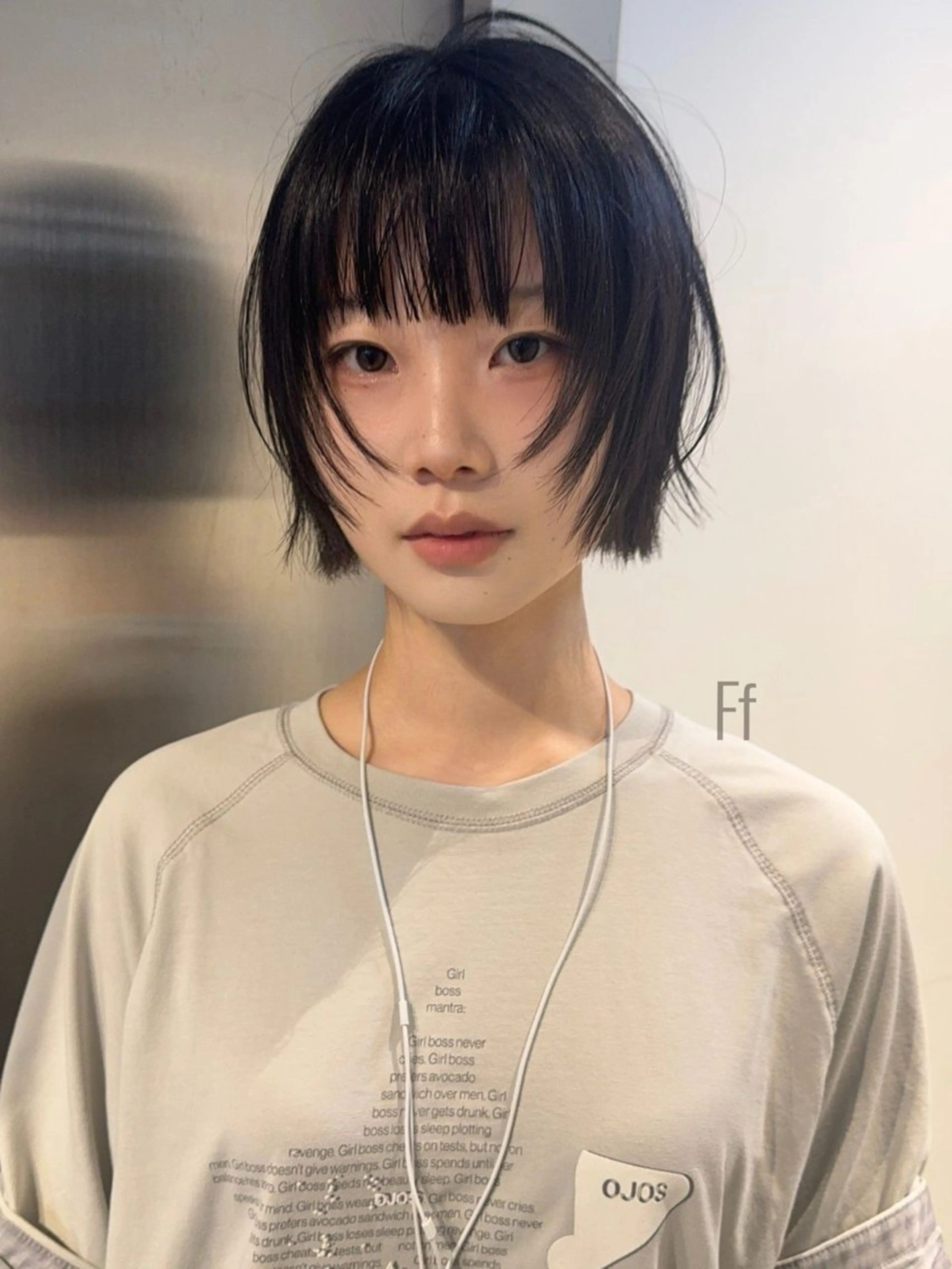 ショート films所属・AYA/films 韓国/レイヤー／ボブのヘアスタイル