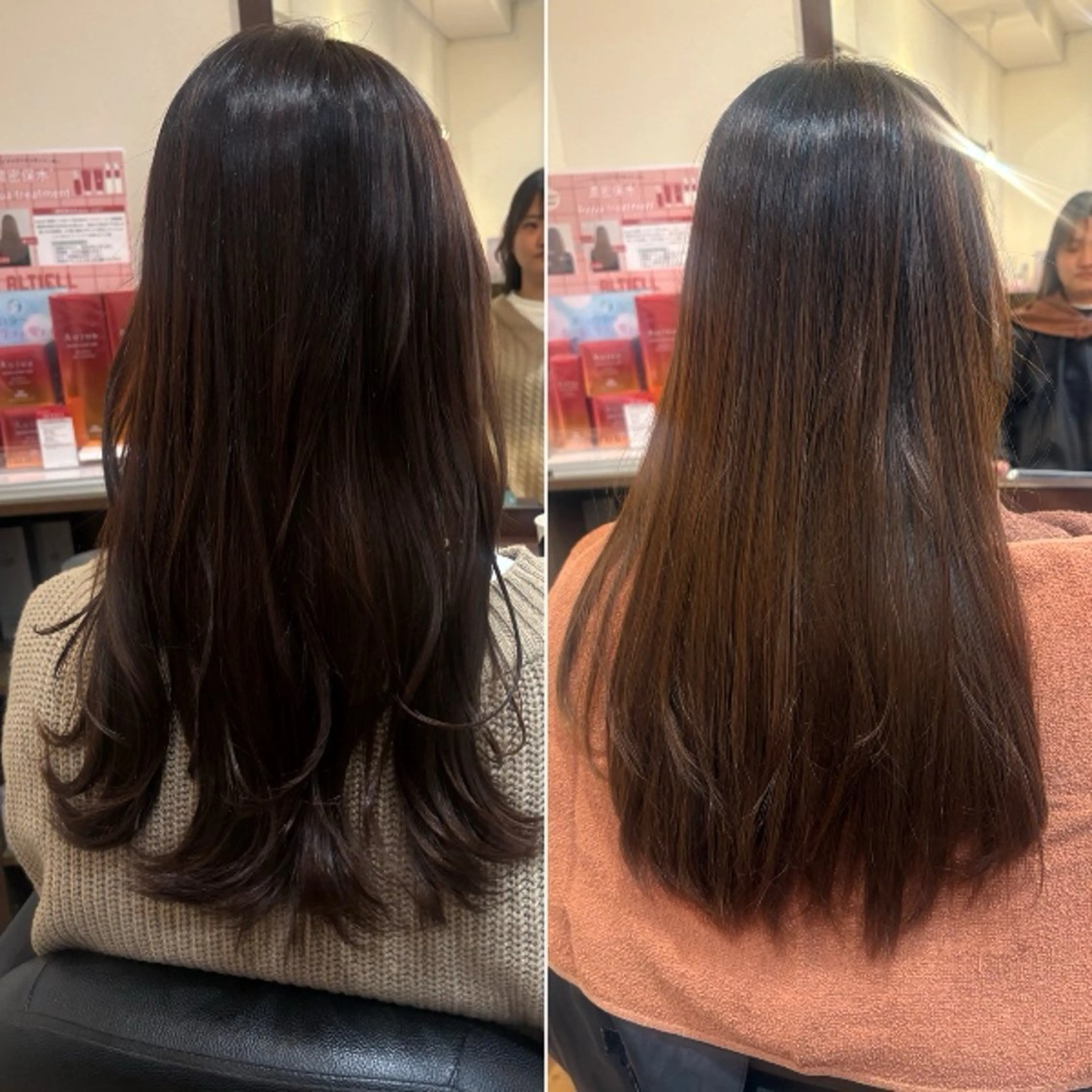 ロング MOLLASALON 浅香山店所属・髪質改善カラー 縮毛矯正🤍辻桃加のヘアスタイル