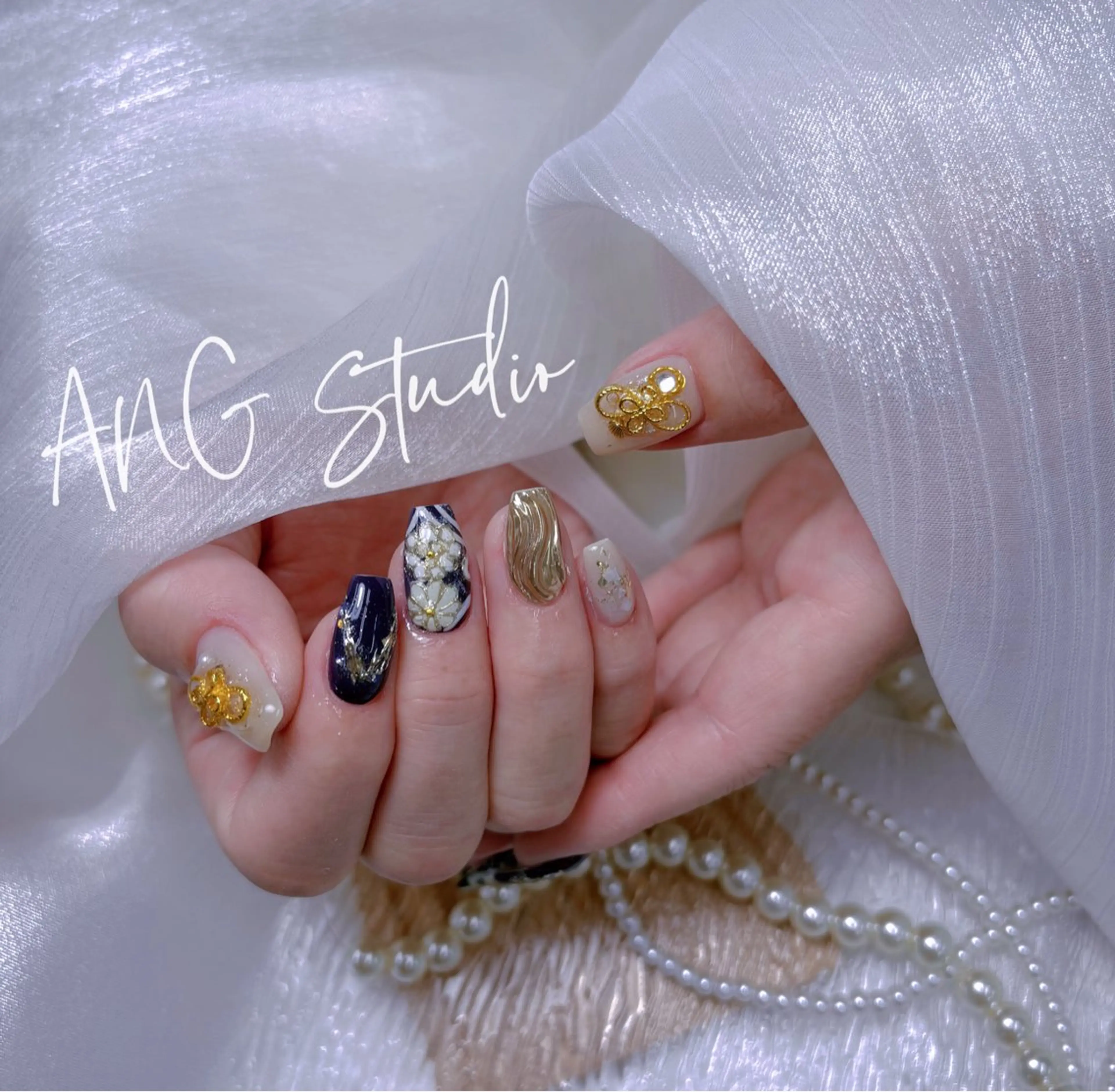 ネイル ハンドネイル ハンドケア ANG Studioのネイルデザイン