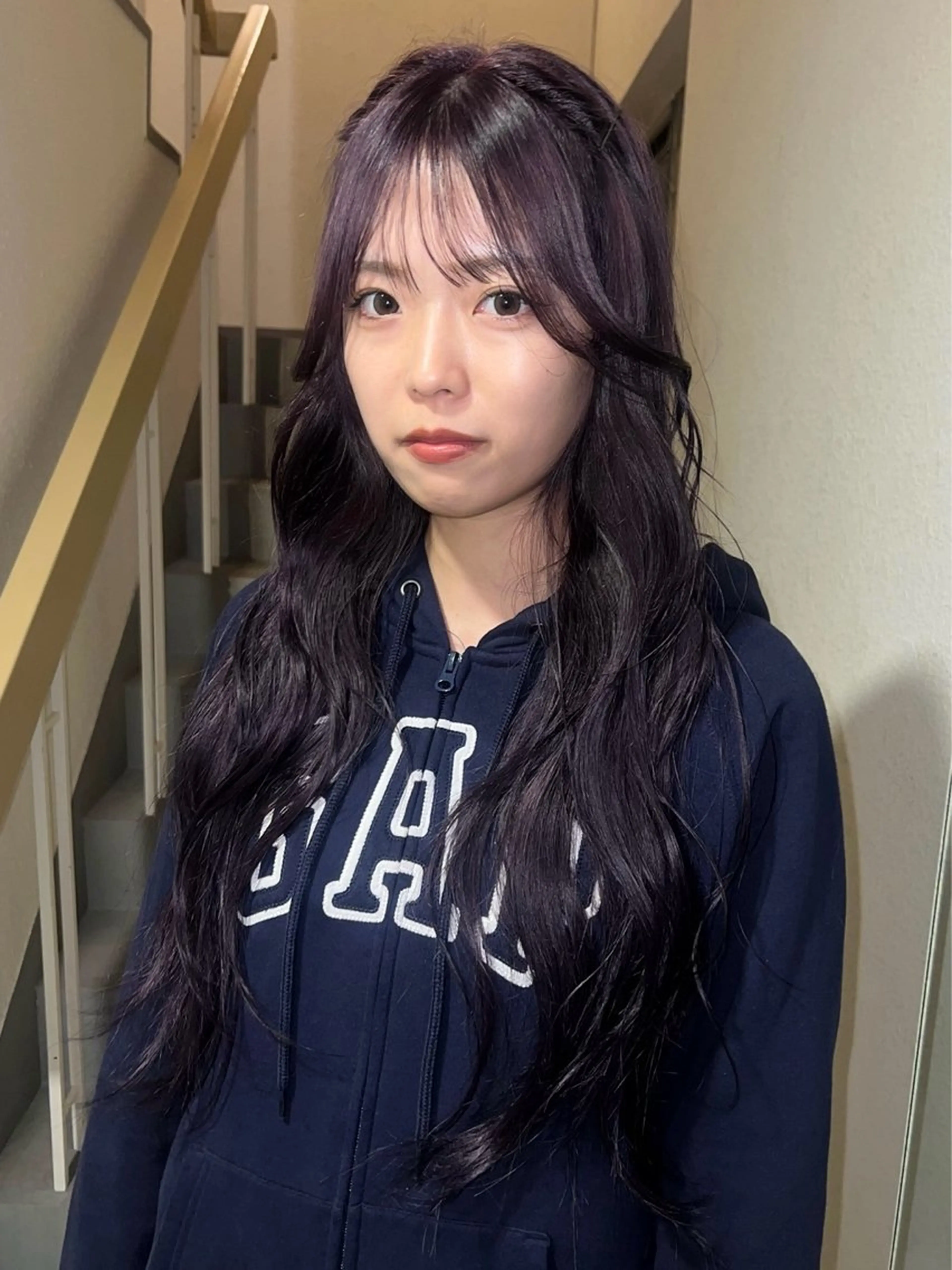 ロング ヘアカラー sliver siki/yuuのヘアスタイル