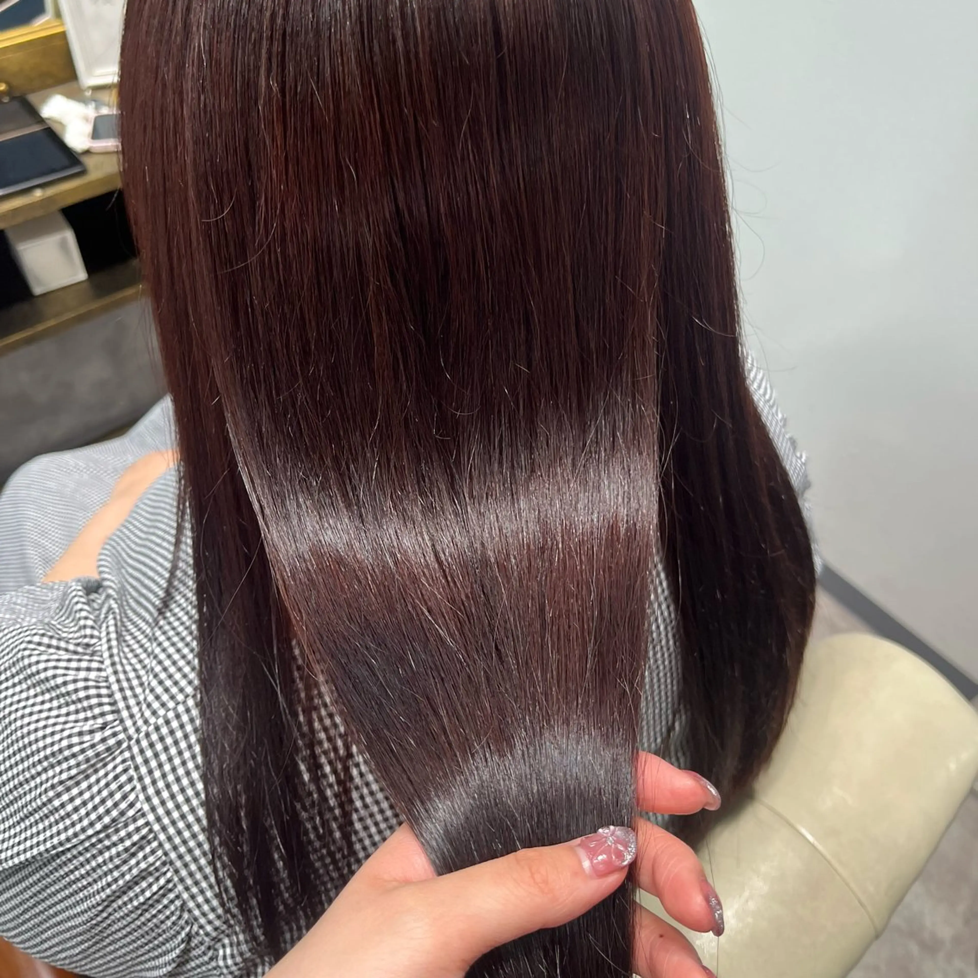 ロング 勝 瑞貴のヘアスタイル