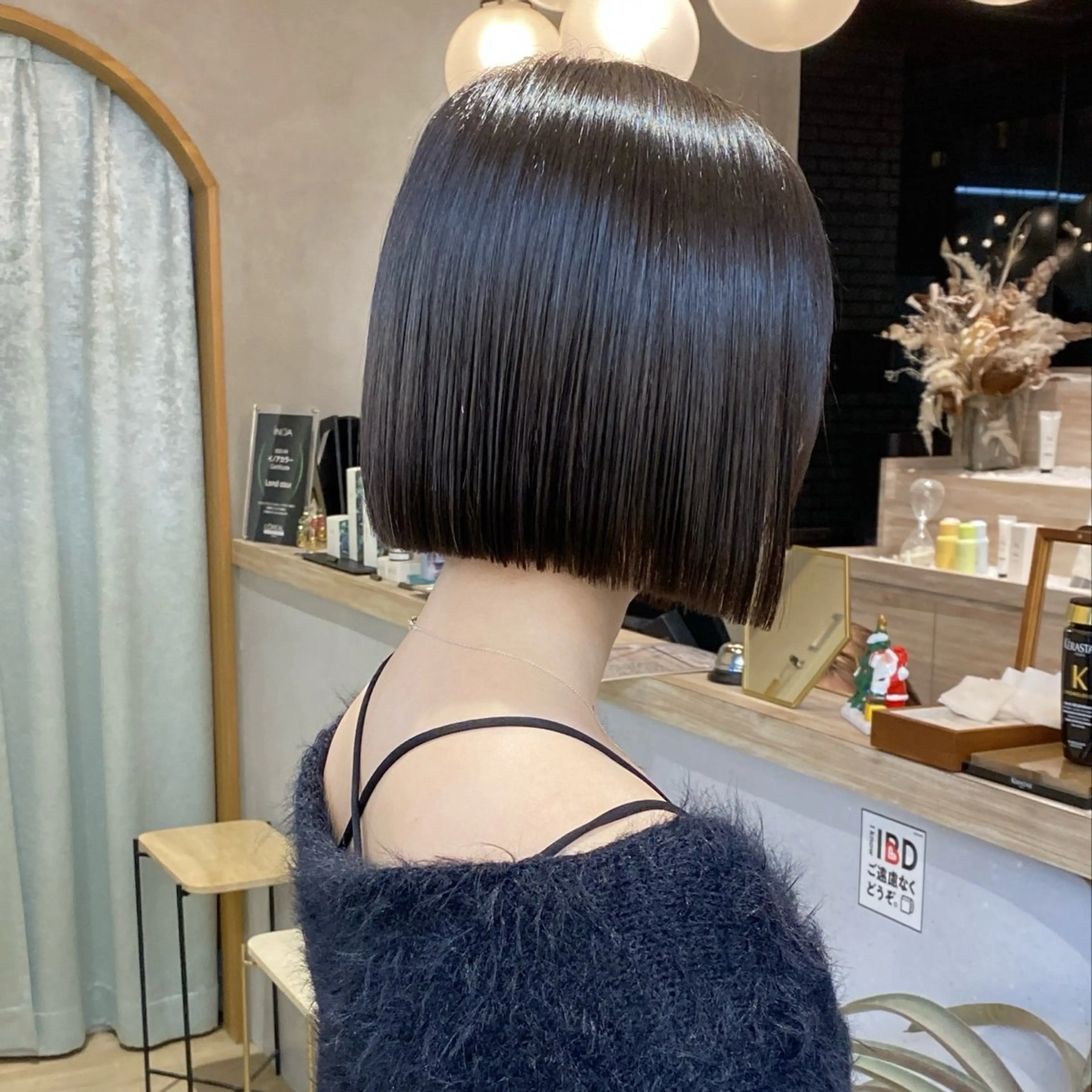 【🫧韓国風タッセルボブ🫧】カット＋1stepトリートメント ¥0の写真