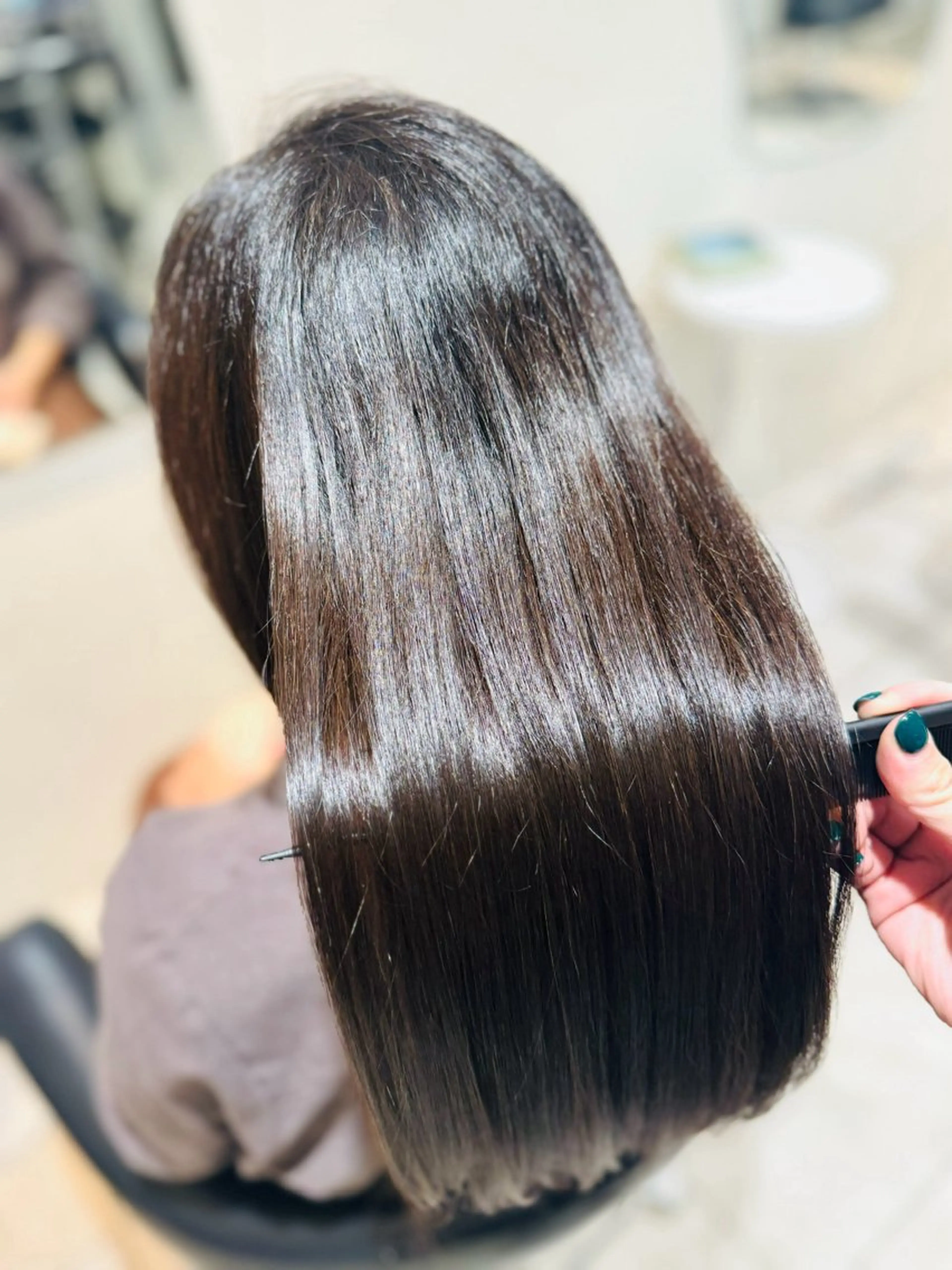 ミディアム カラー cue所属・石和茉由香/カラー /パーマ/縮毛矯正のヘアスタイル