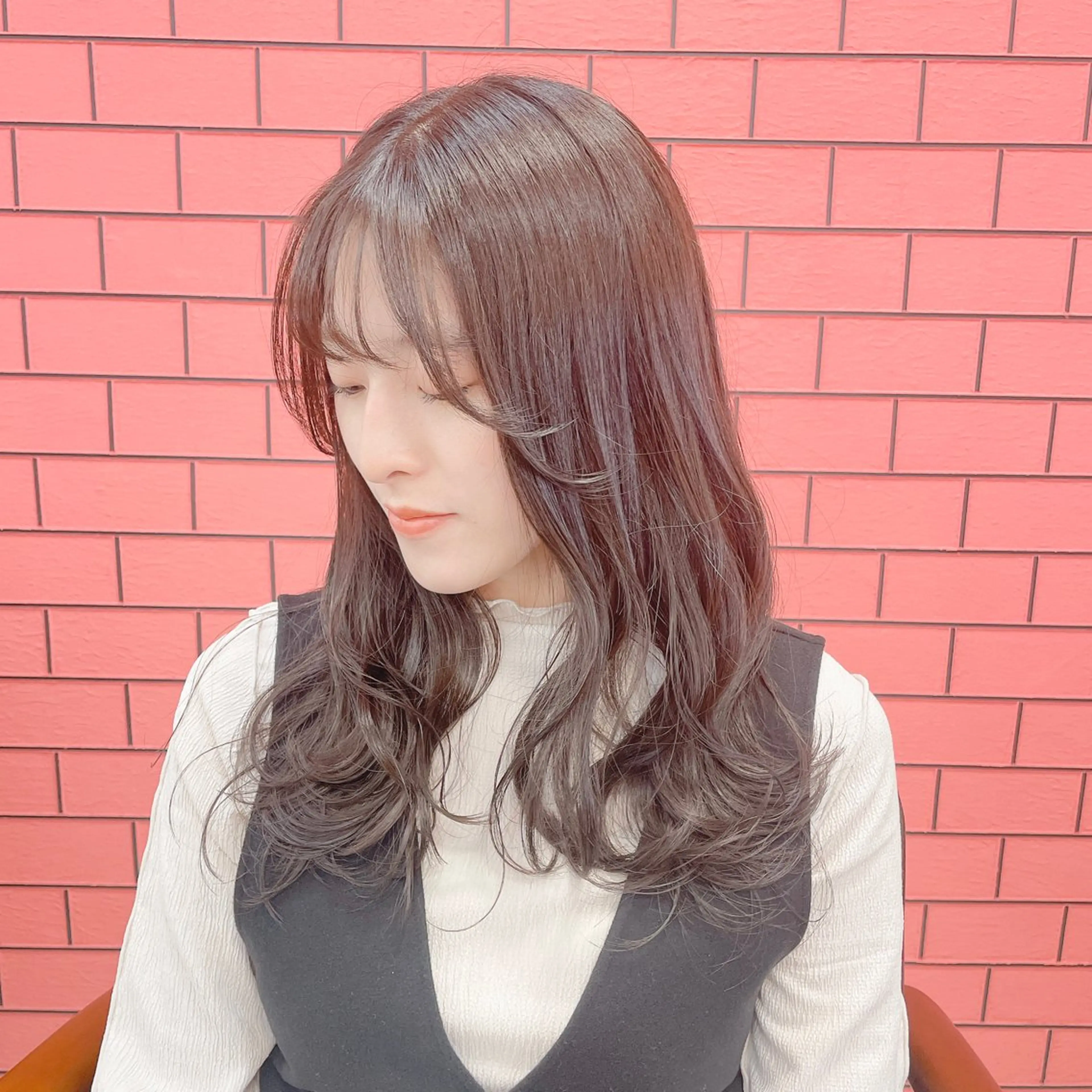 ロング カラー アッシュ アッシュブラウン バレイヤージュ ブリーチ ブラウンカラー カット ヘアカラー トリートメント デザインカラー 髪質改善Lilithのその他イメージ