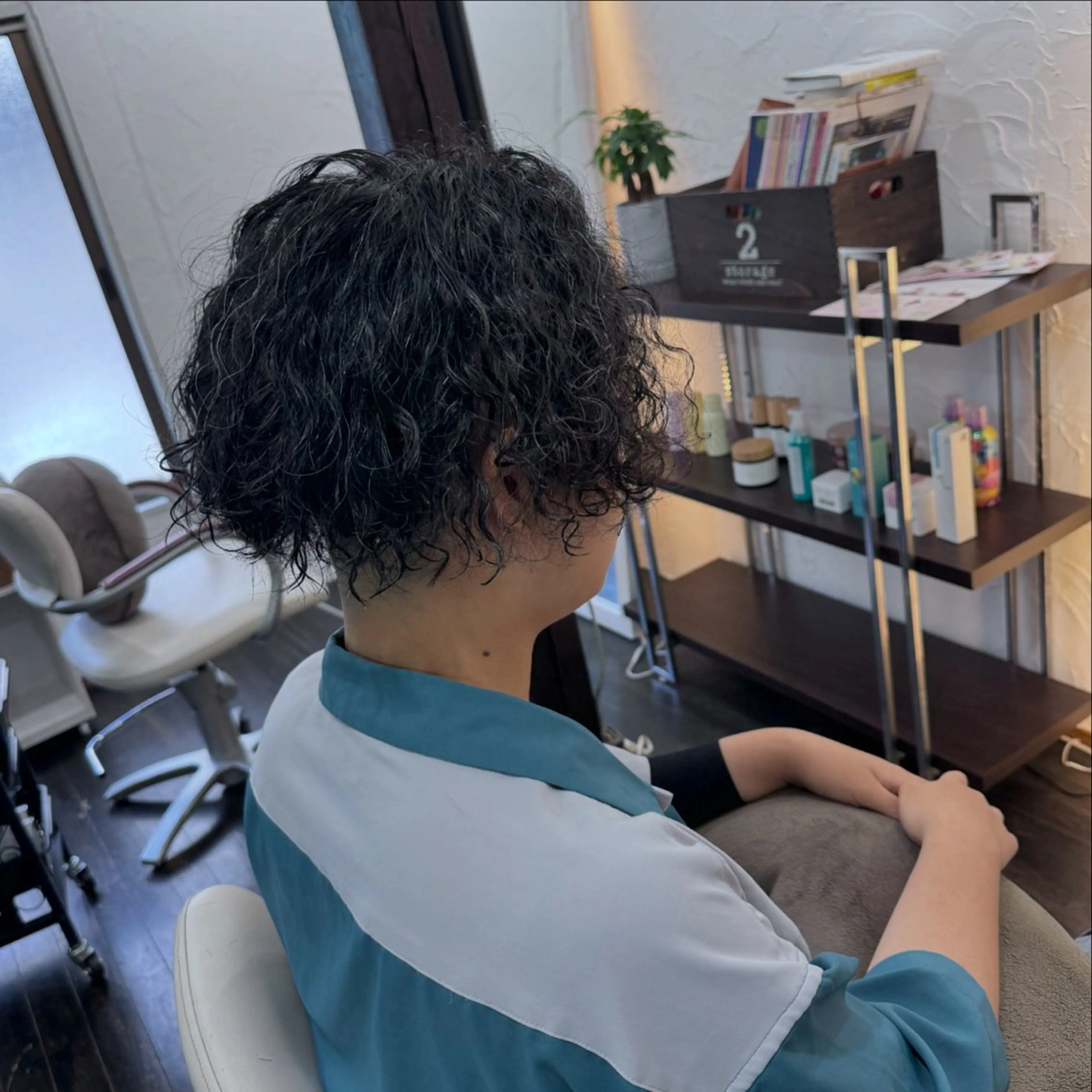 ショート パーマ メンズ hair&make yurau所属・古民家サロン/みうら あや\マンツーマンのヘアスタイル