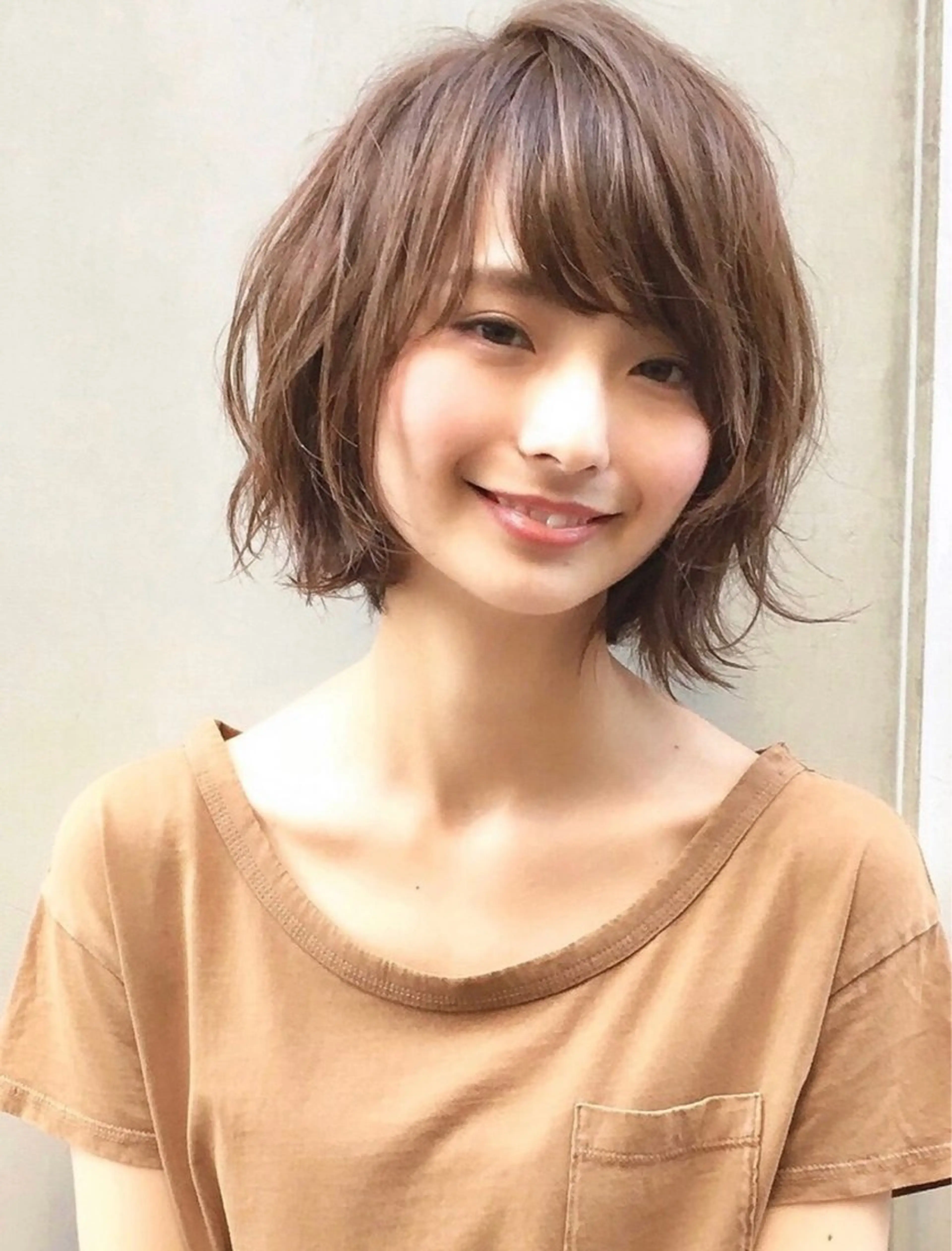 ショート ショートボブ ボブ かきあげバング 髪質改善 オン眉 i.Ehime所属・VIEW EHIME 齋藤  あつきのヘアスタイル