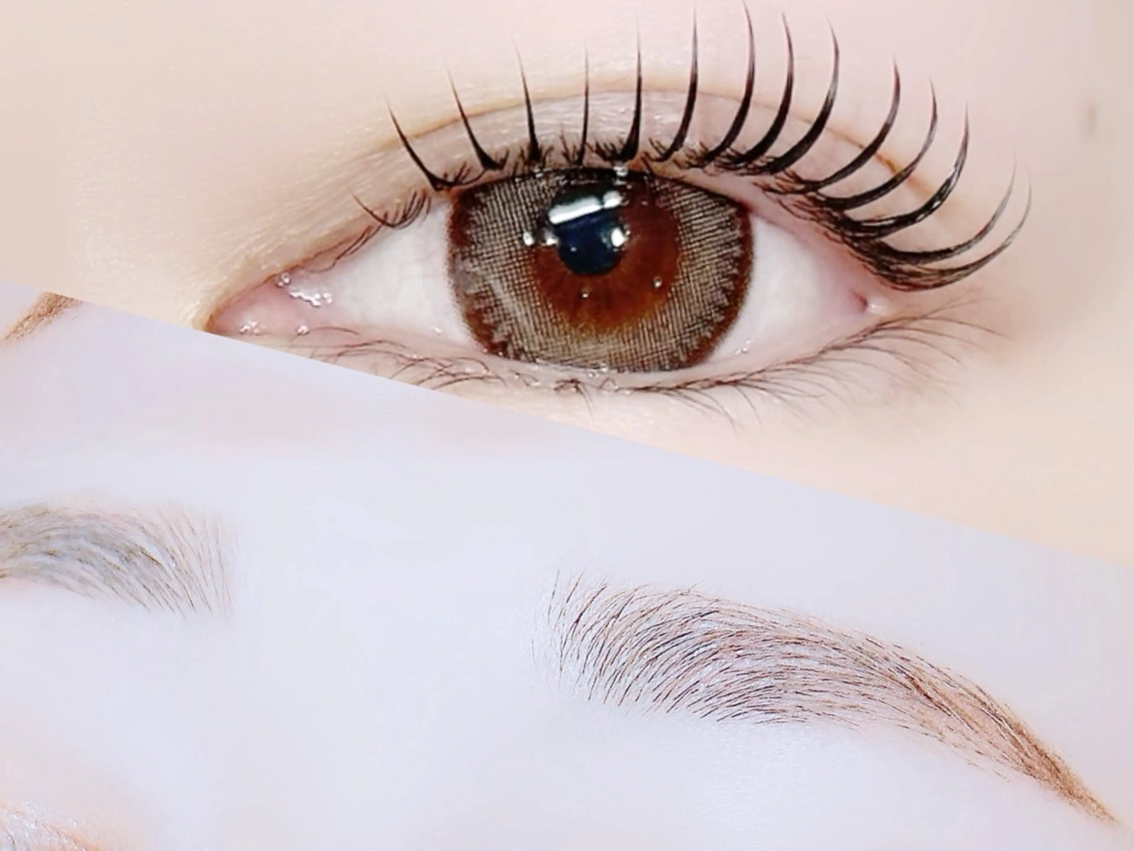 【新規】¥8,500setMENU🤍選べるデザインラッシュリフト上(shtm・コーティング付き)／美眉スタイリング🌈の写真