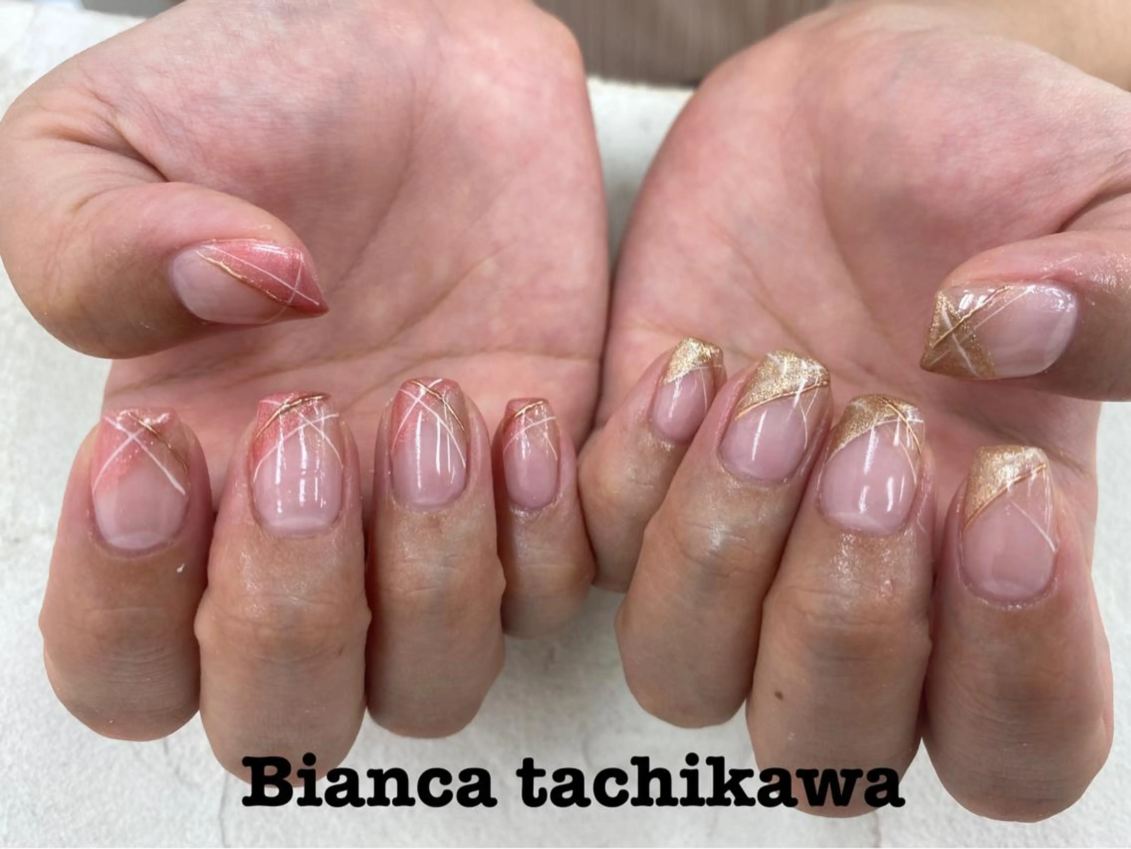 〔初回オフ無料〕バーチャルフレンチもOK★ 選べる定額デザイン【パラジェル/バイオジェル】立川の写真