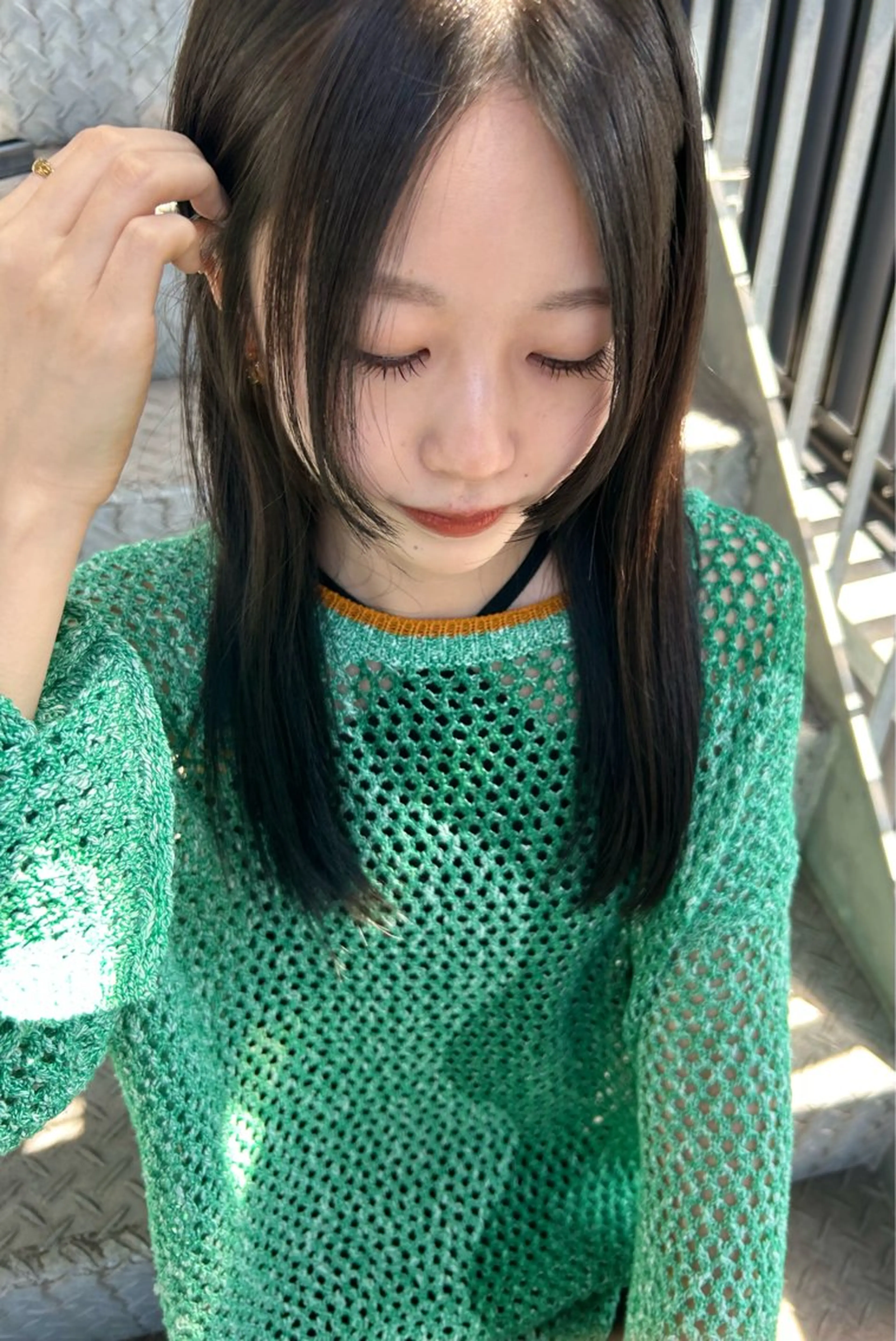 ロング カラー VISUALIST所属・小倉/レイヤー/ 顔周りカット/naoのヘアスタイル