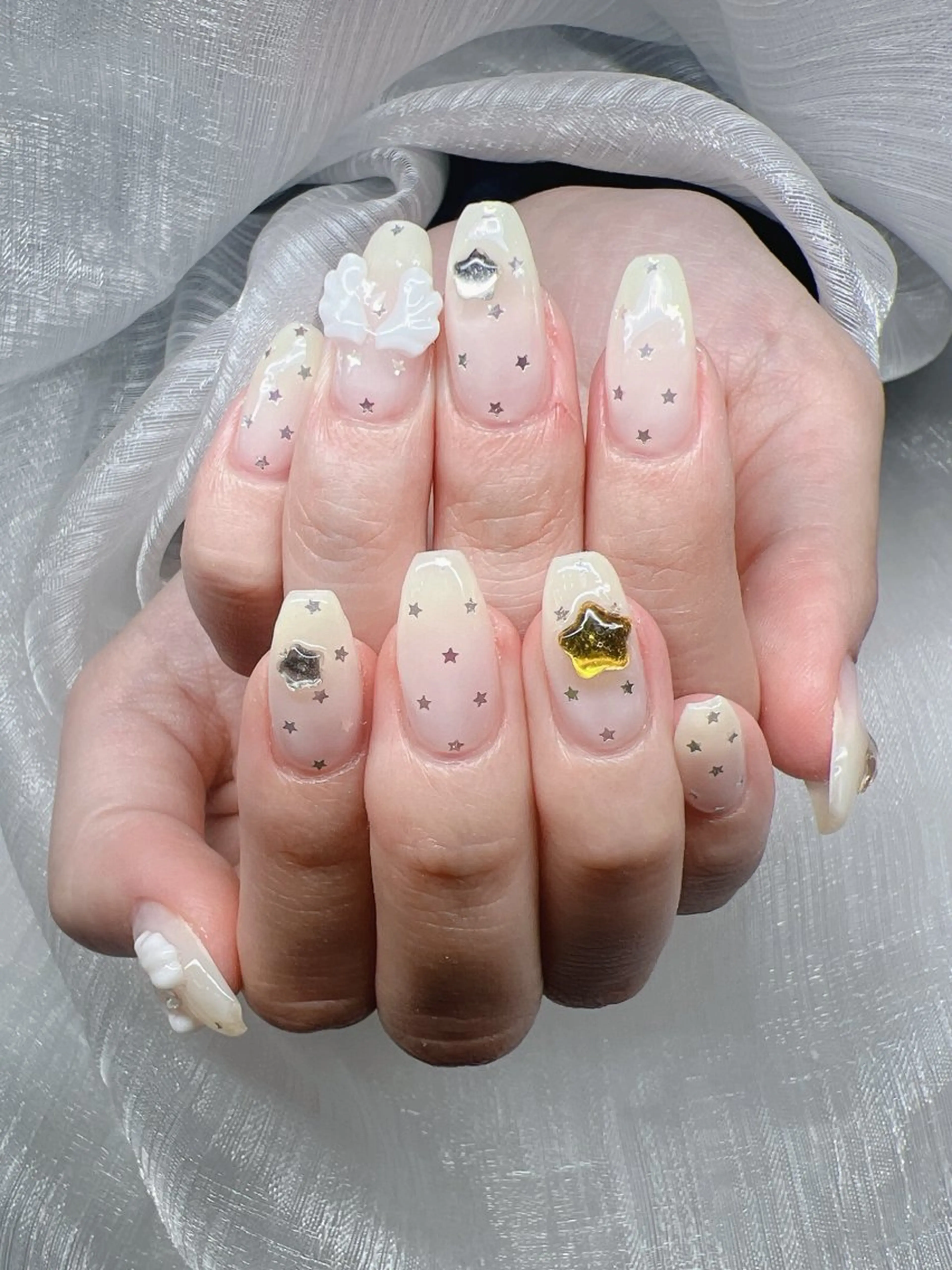 ネイル ハンドネイル Lee Nails チップ長さだし専門店のネイルデザイン