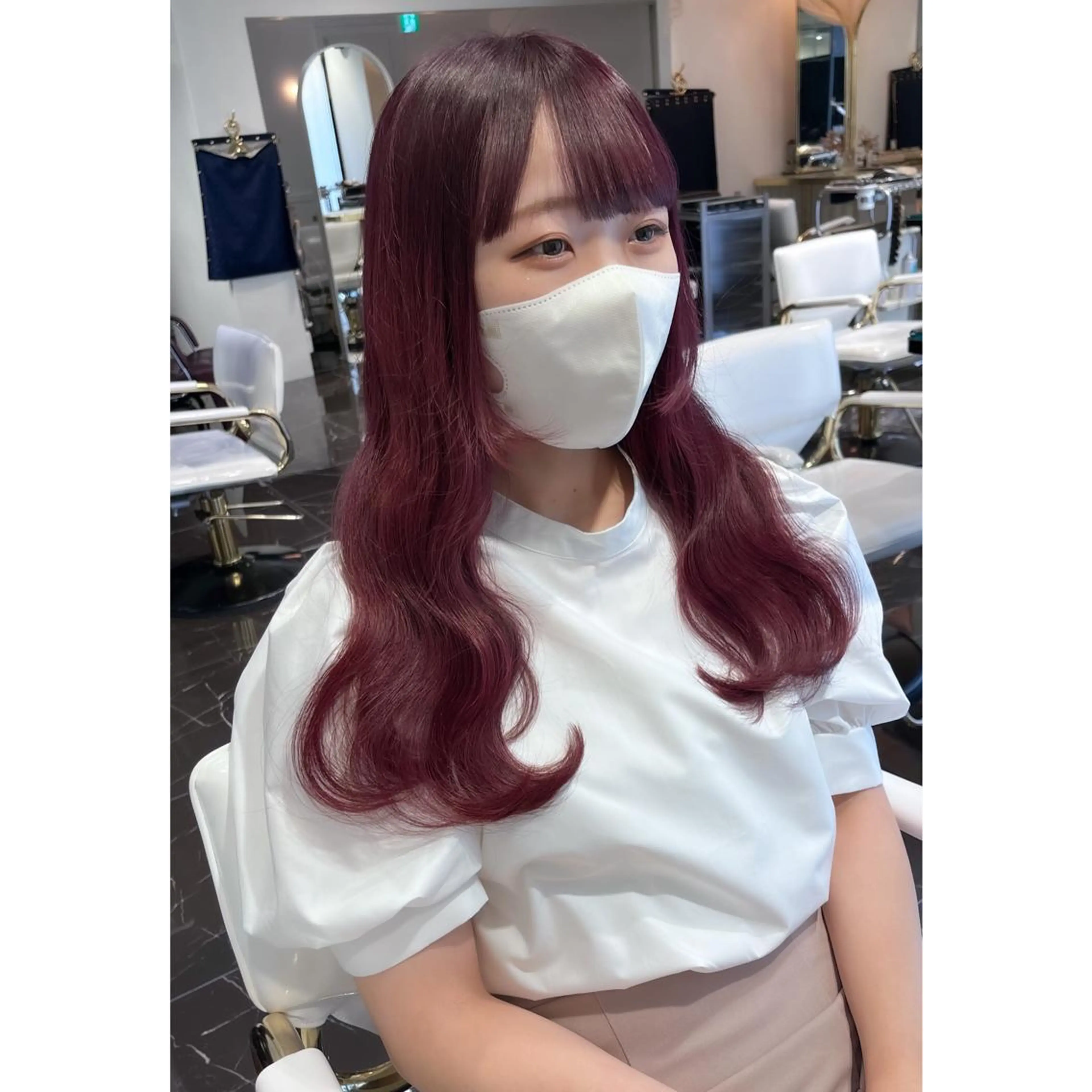 ロング カラー ブリーチ ヘアカラー LOTTA CUCCI所属・miyu /トレンド カラー×艶髪のヘアスタイル