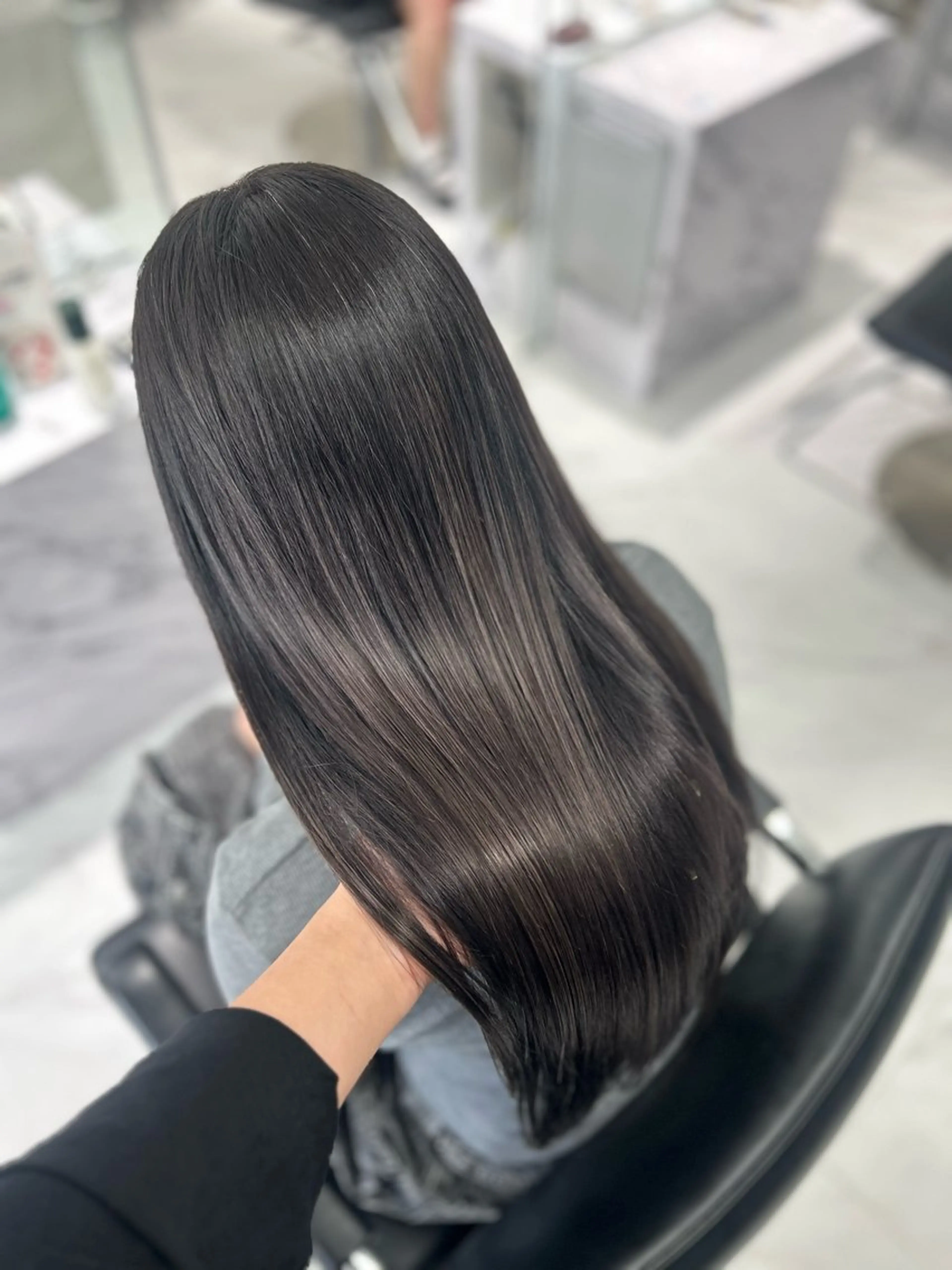 ロング トリートメント ️💜akari💜 ハイトーン/レイヤーのヘアスタイル