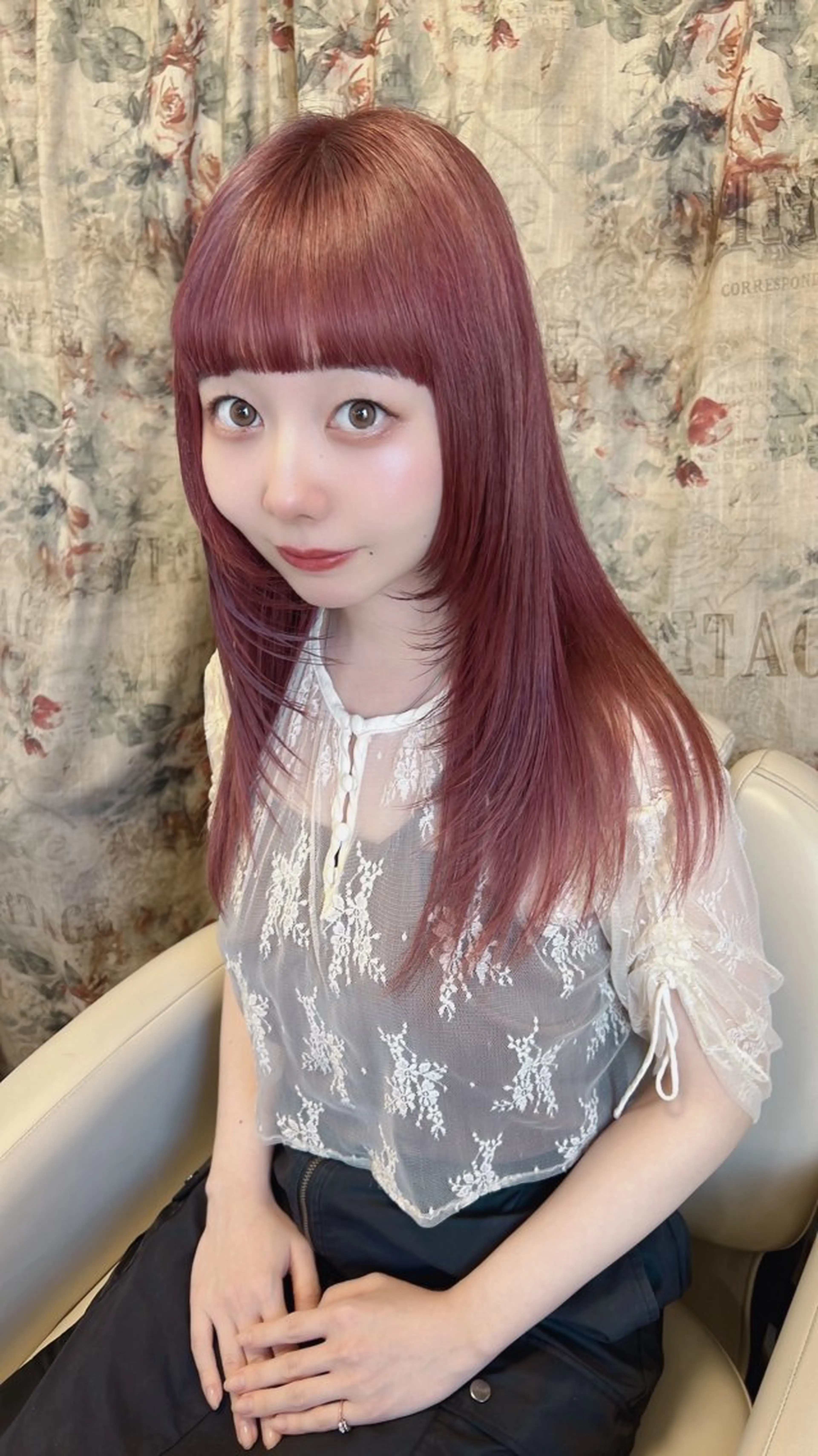 💖【ミディアム​〜​ロング限定】CUT+スタイリングレクチャー+ Muv Treatment 🌷レイヤー♡ワンレン！の写真