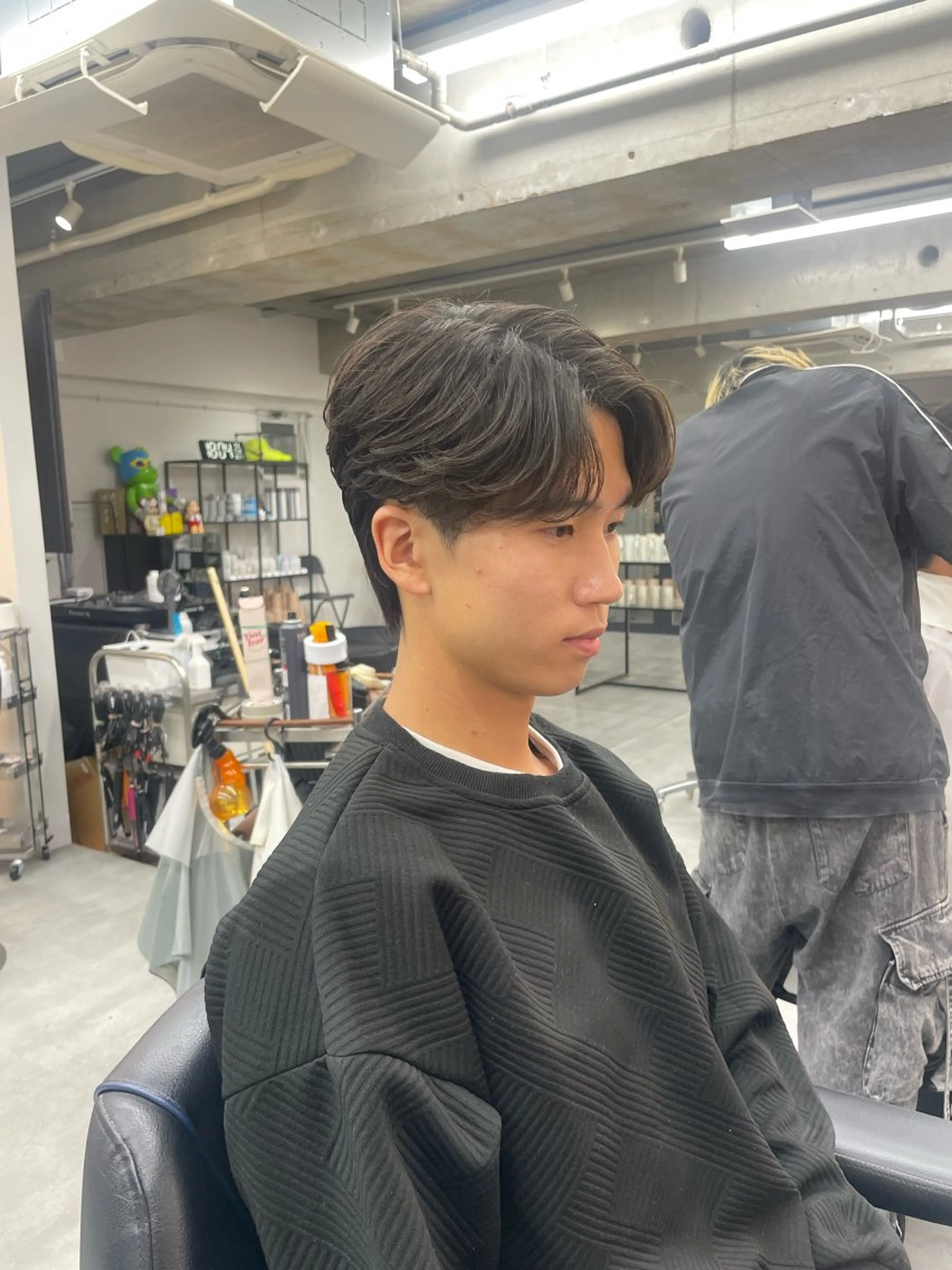 パーマ メンズ 西山 剛のヘアスタイル