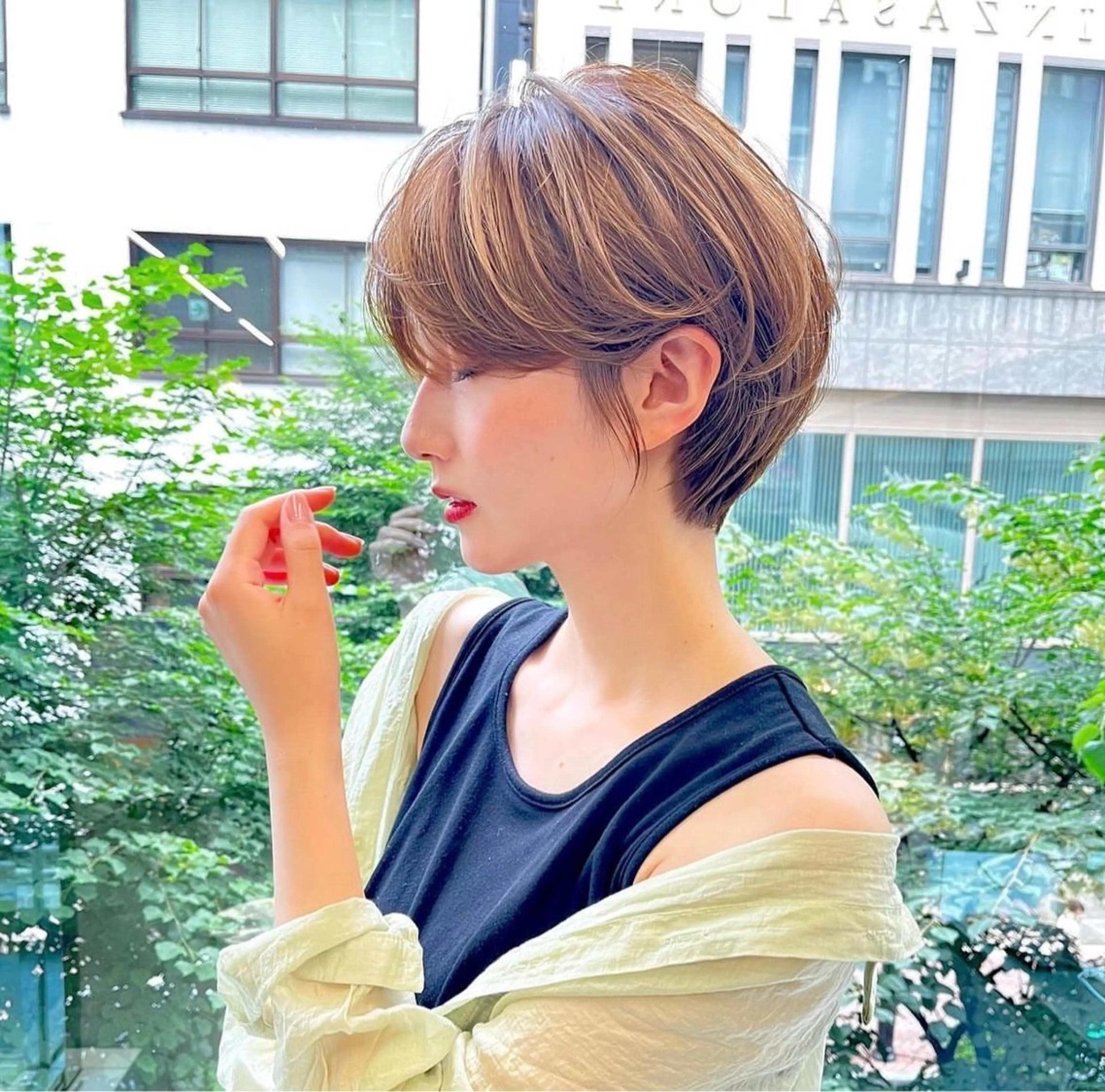 【期間限定】🤍🕊似合わせカット＋艶感ワンカラー＋超音波トリートメント付き🤍🕊の写真