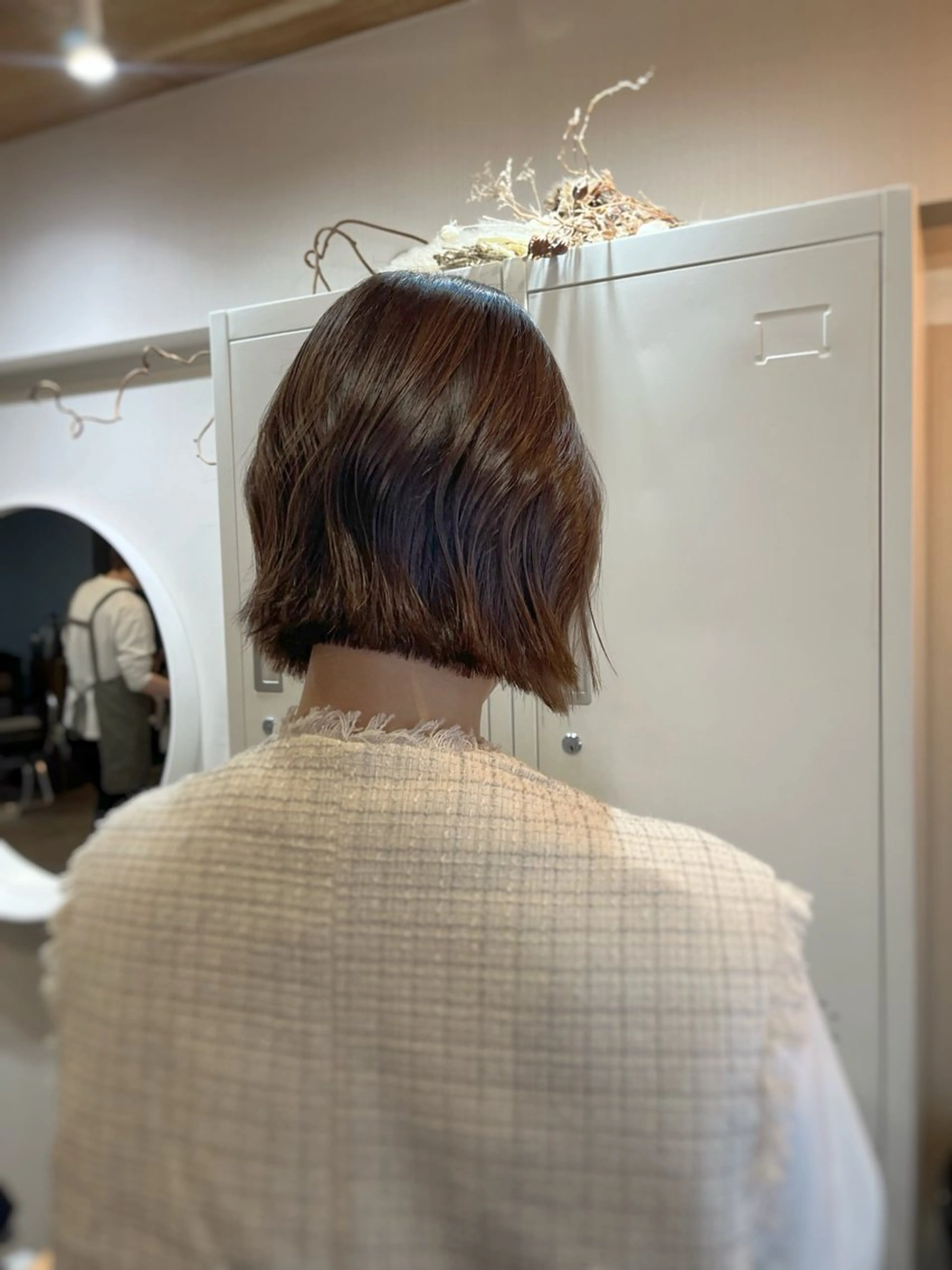 ショート カラー ボブ 下石怜子/レイヤー/ 透明感カラーのヘアスタイル