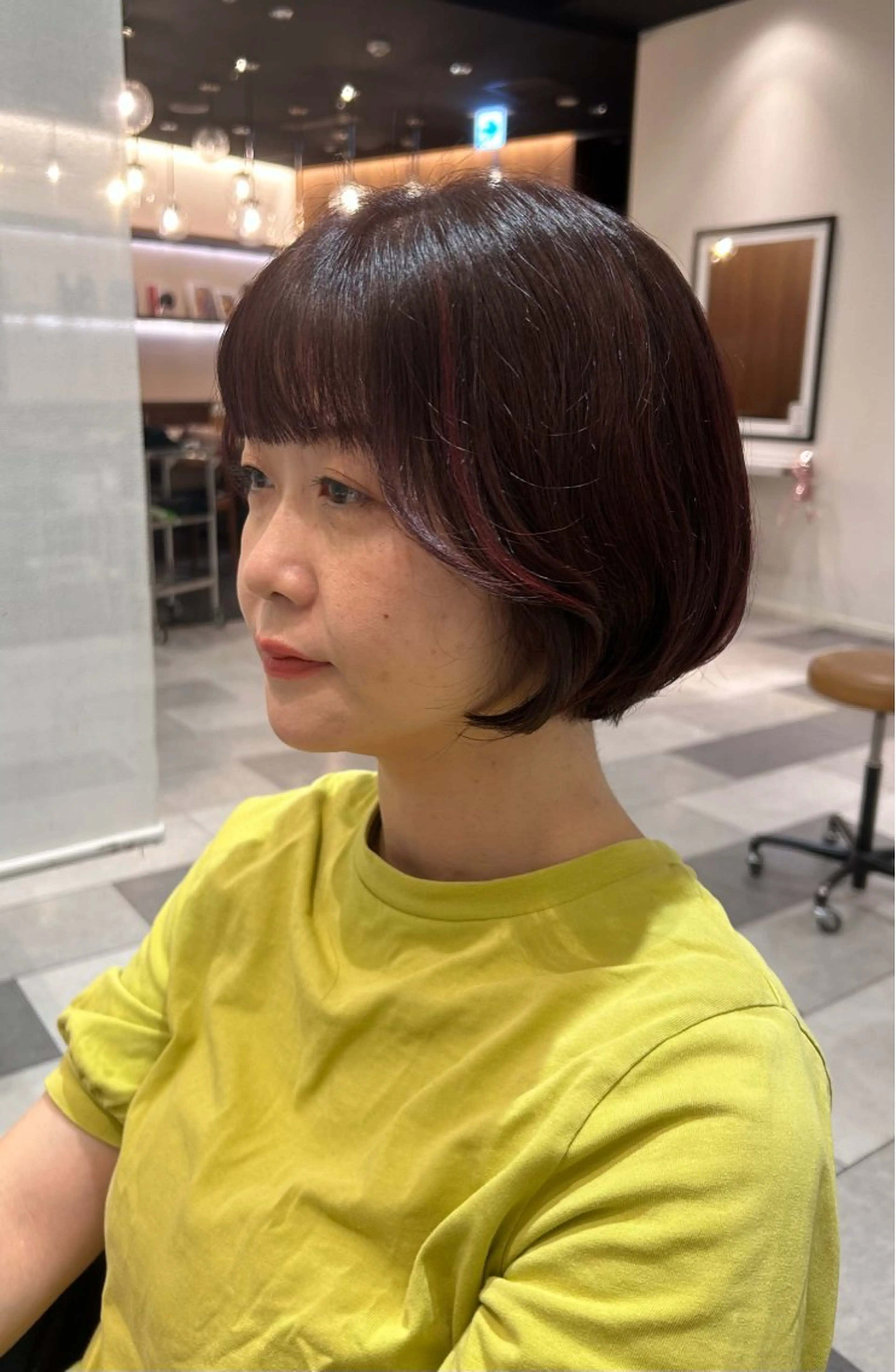 ショート 中原 優美のヘアスタイル