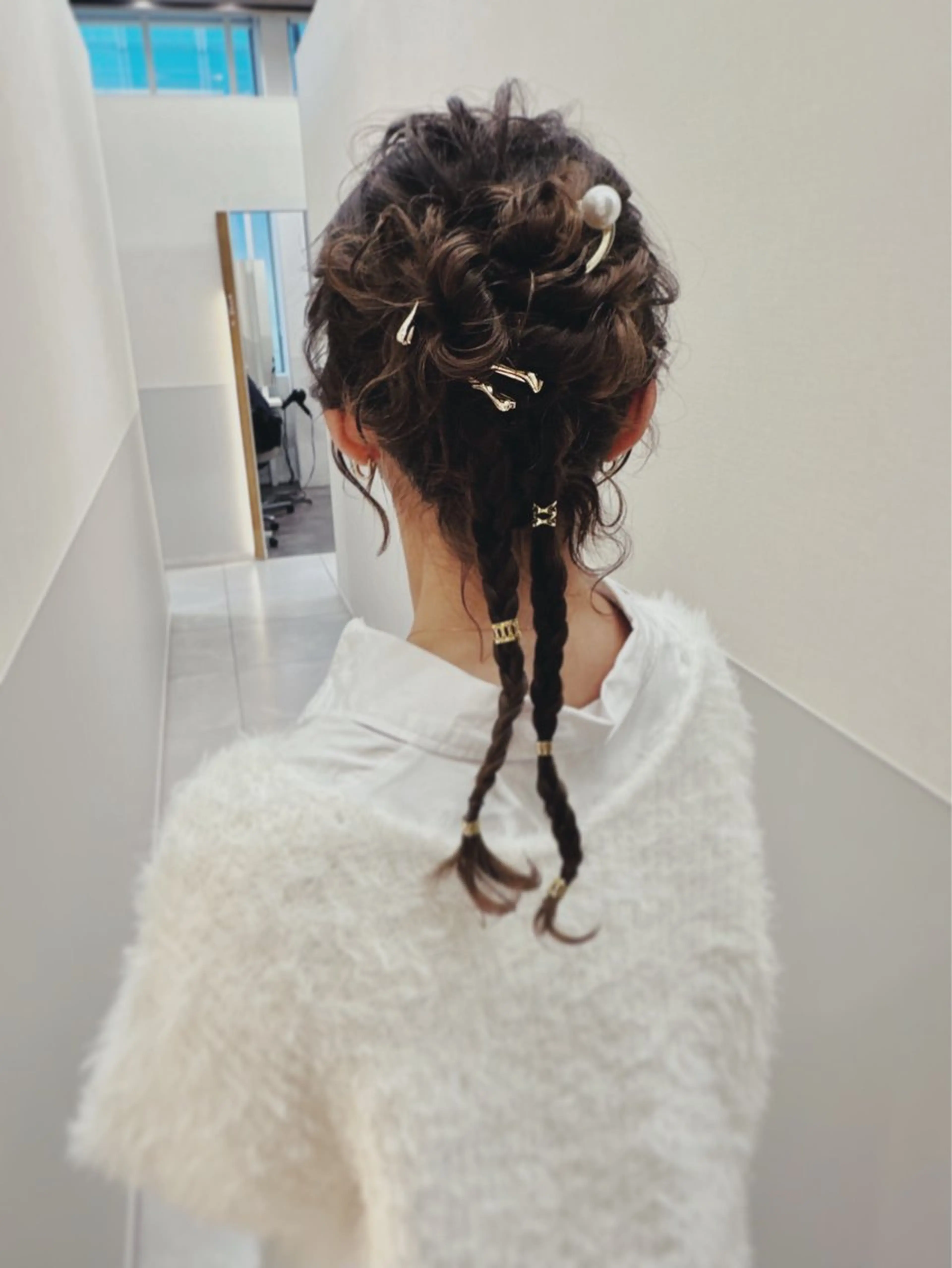 ロング ヘアセット ニュアンスヘア chinariのヘアスタイル