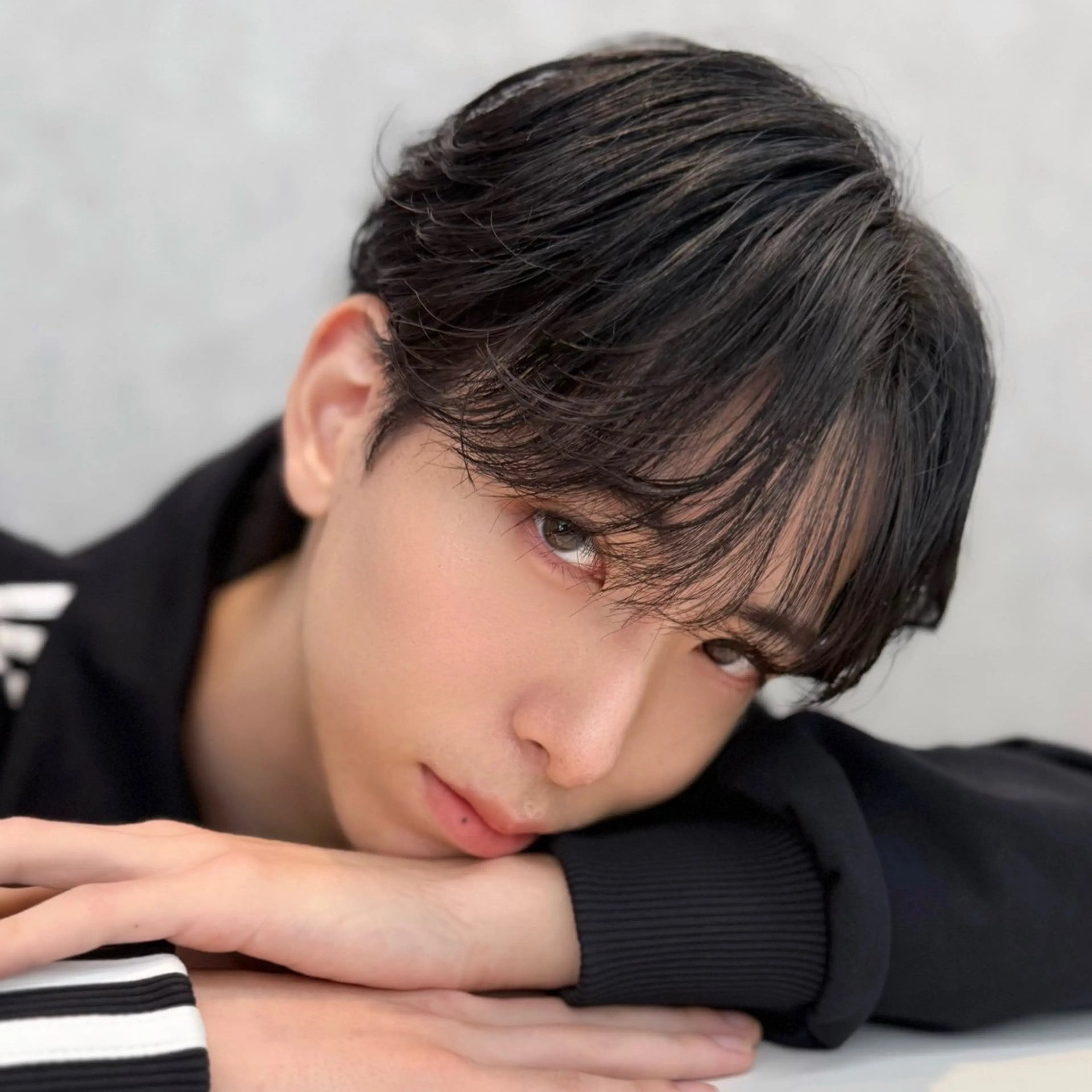 ミディアム カラー パーマ メンズ メンズZina代表 田端 麗治のヘアスタイル